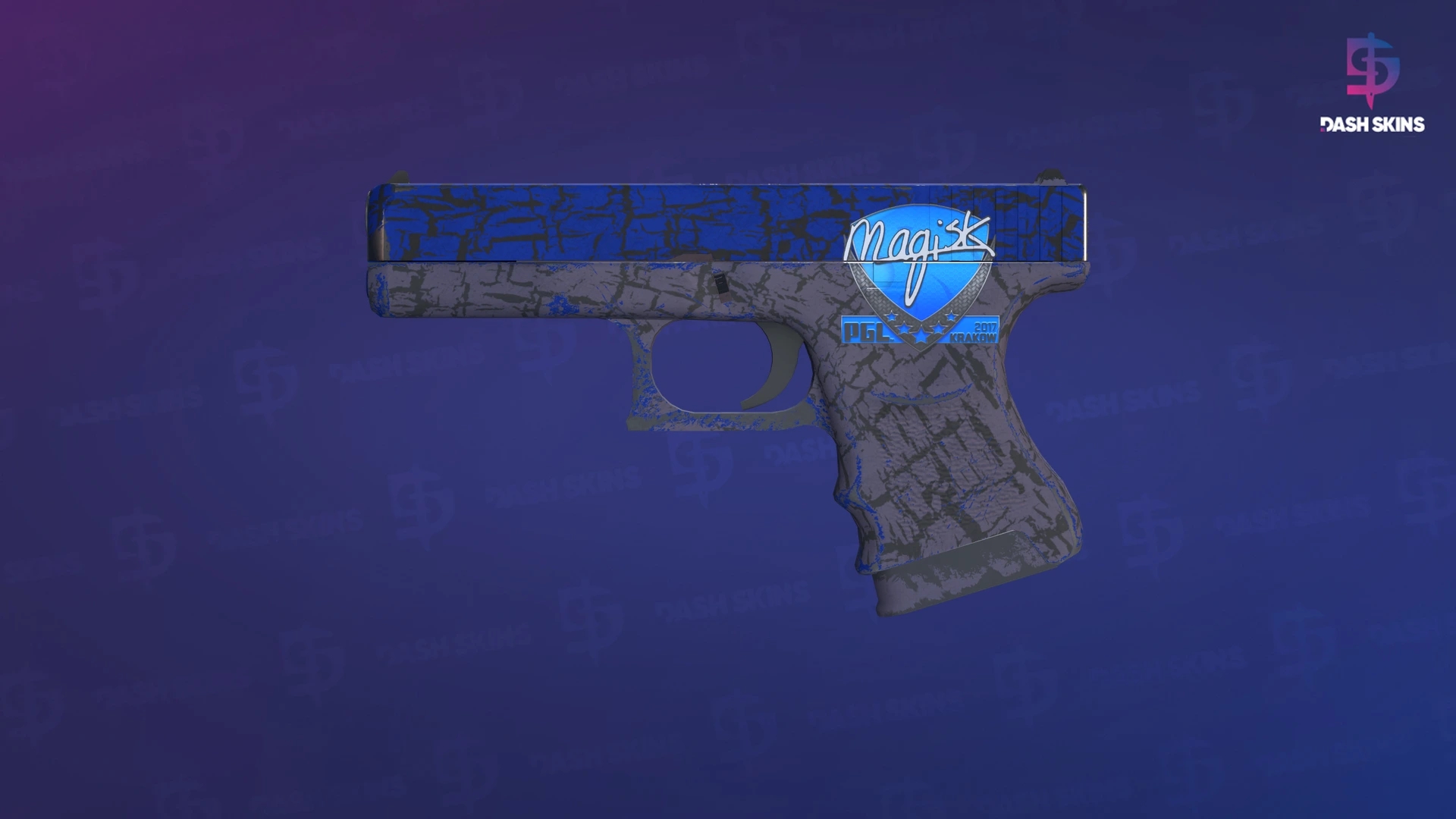 Glock-18 | Blue Fissure (Field-Tested) Screenshot Playside