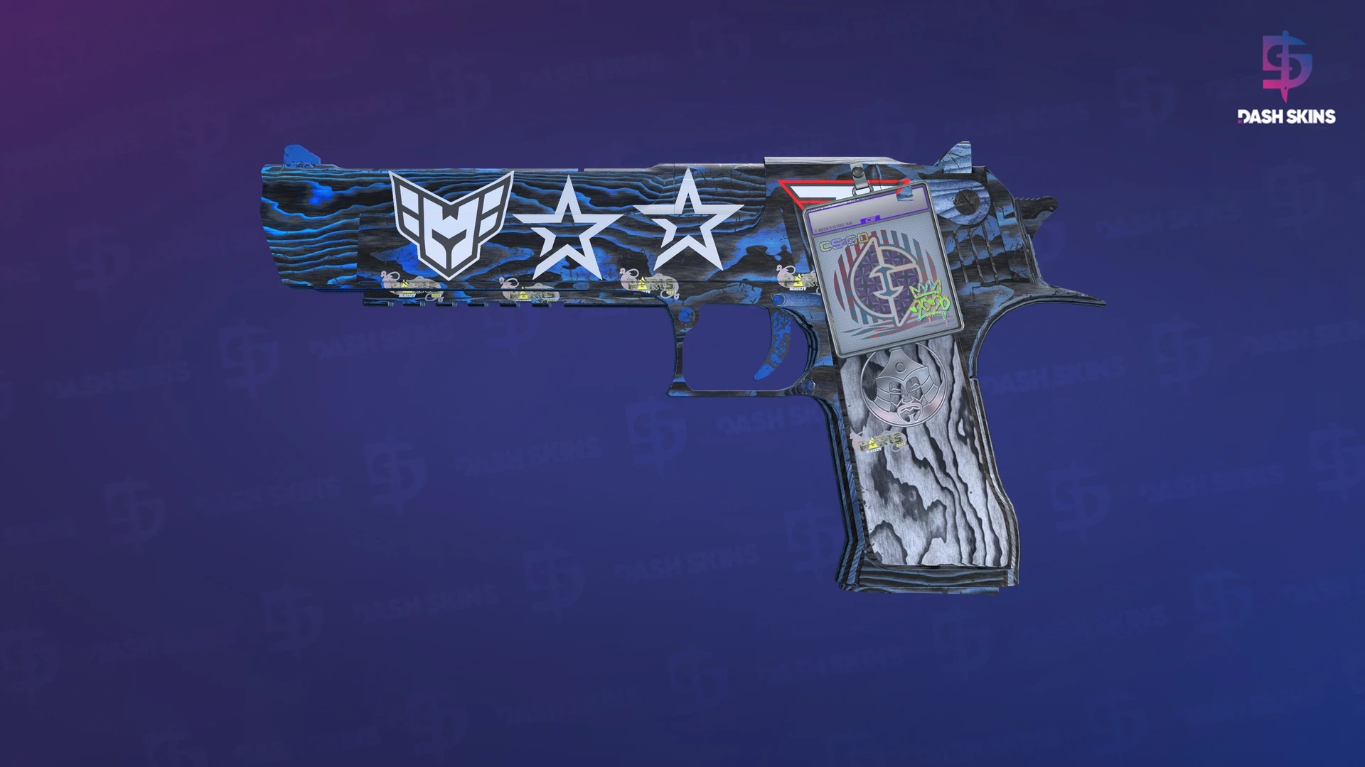 Desert Eagle | Blue Ply (Well-Worn) Screenshot Playside