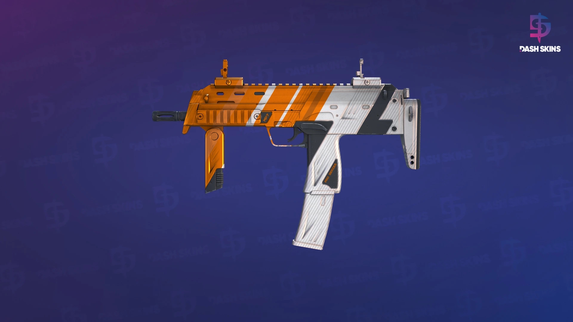 MP7 | Amberline (Minimal Wear) Screenshot Playside