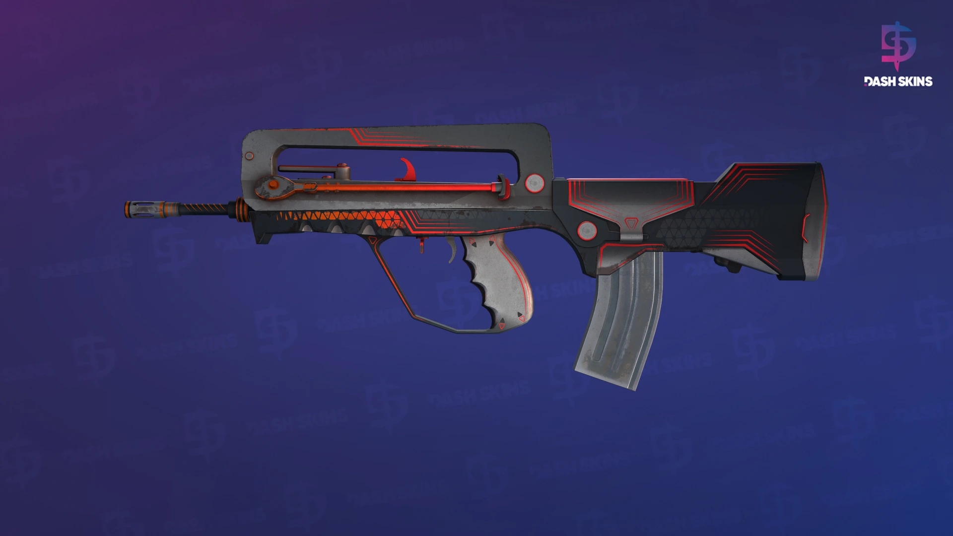 FAMAS | Valence (Battle-Scarred) Screenshot Playside