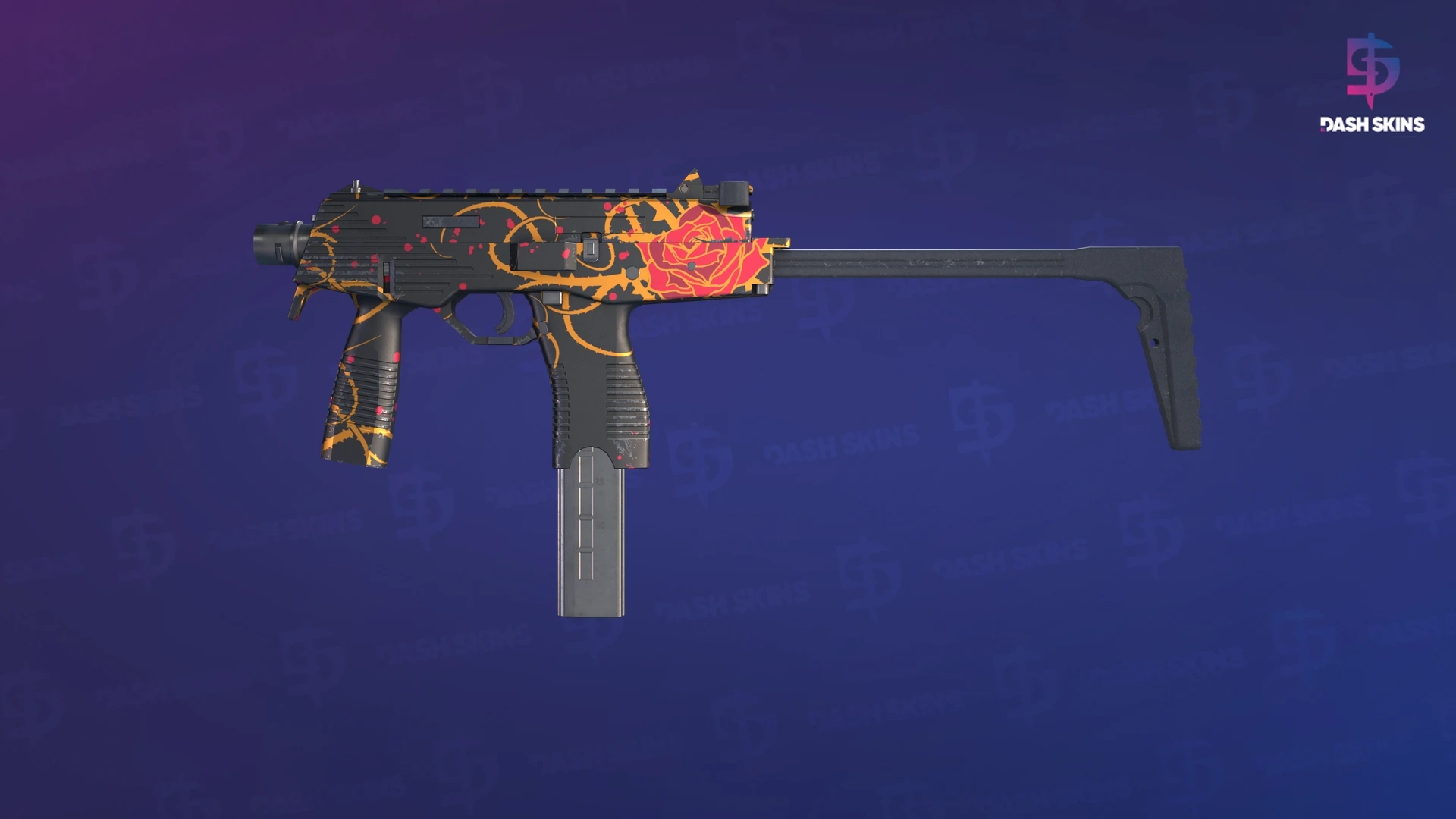 MP9 | Rose Iron (Minimal Wear) Screenshot Playside