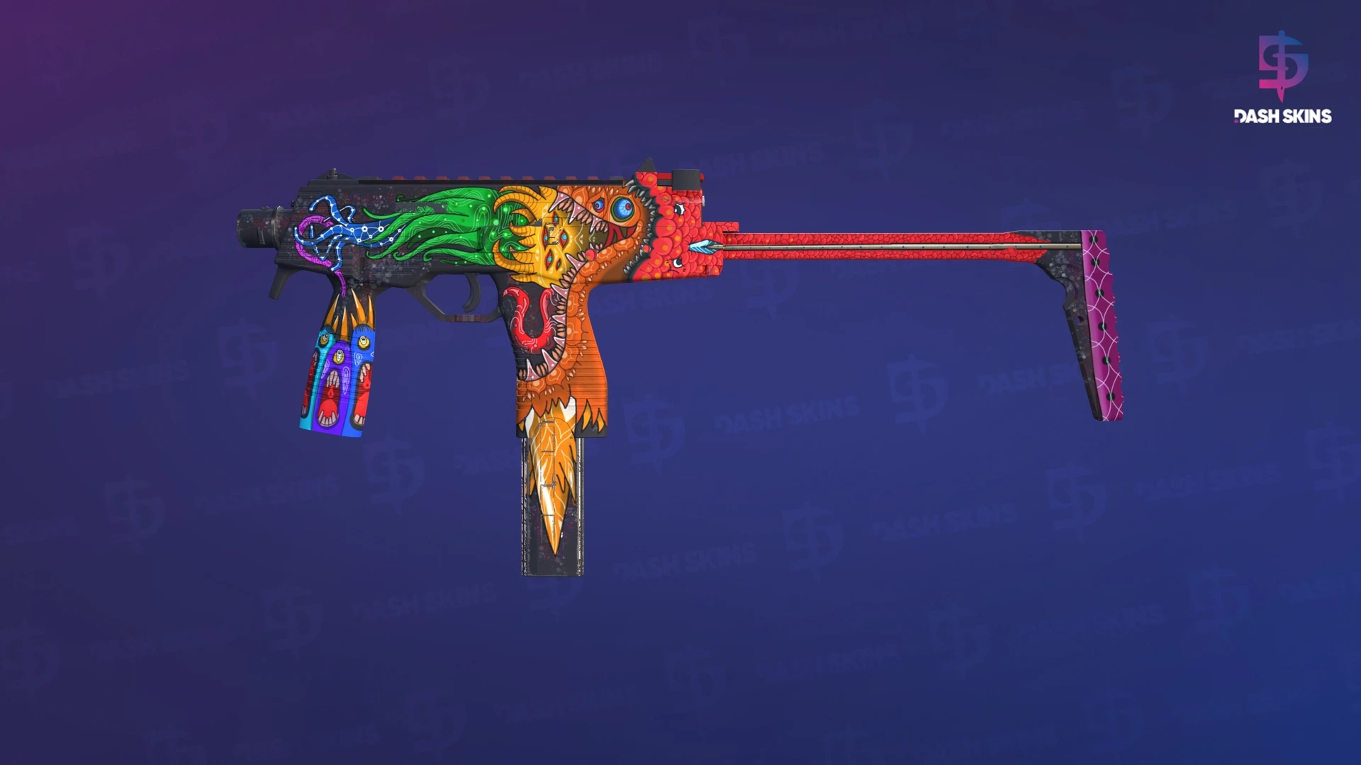 MP9 | Food Chain (Minimal Wear) Screenshot Playside