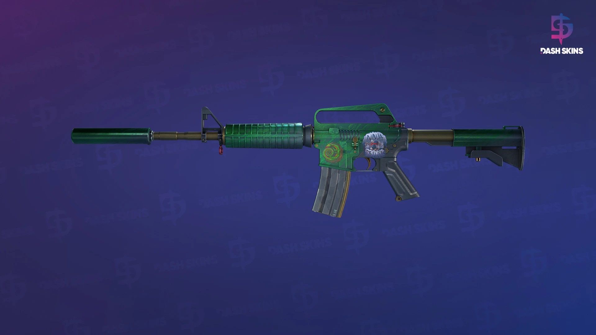 M4A1-S | Electrum (Minimal Wear) Screenshot Playside