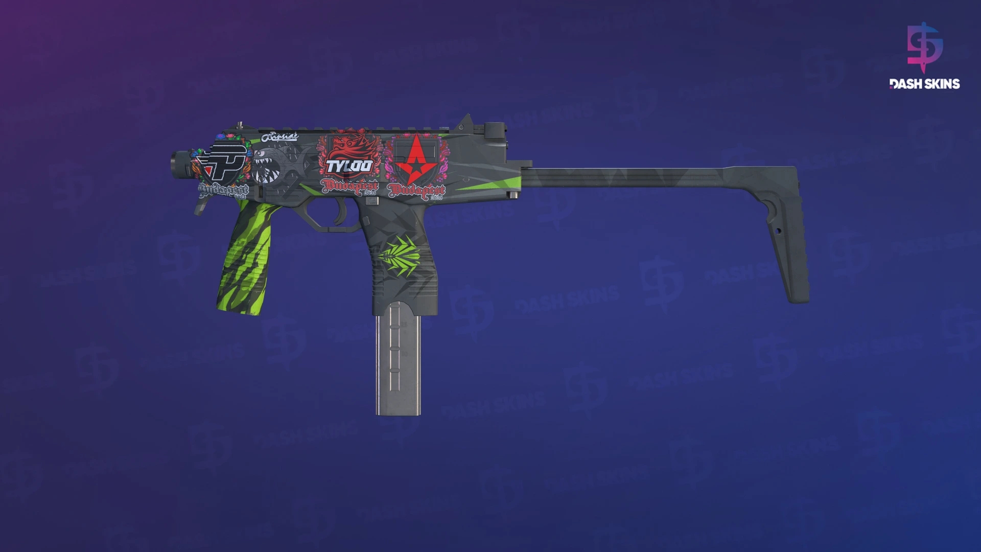 MP9 | Deadly Poison (Field-Tested) Screenshot Playside