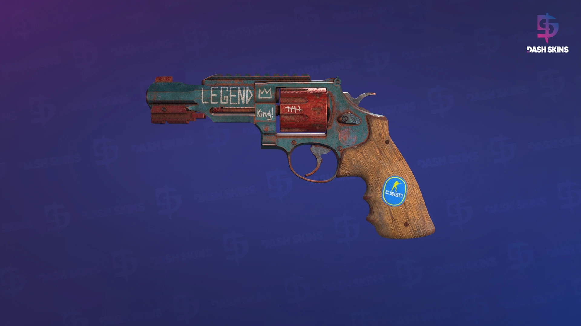 R8 Revolver | Junk Yard (Well-Worn) Screenshot Playside