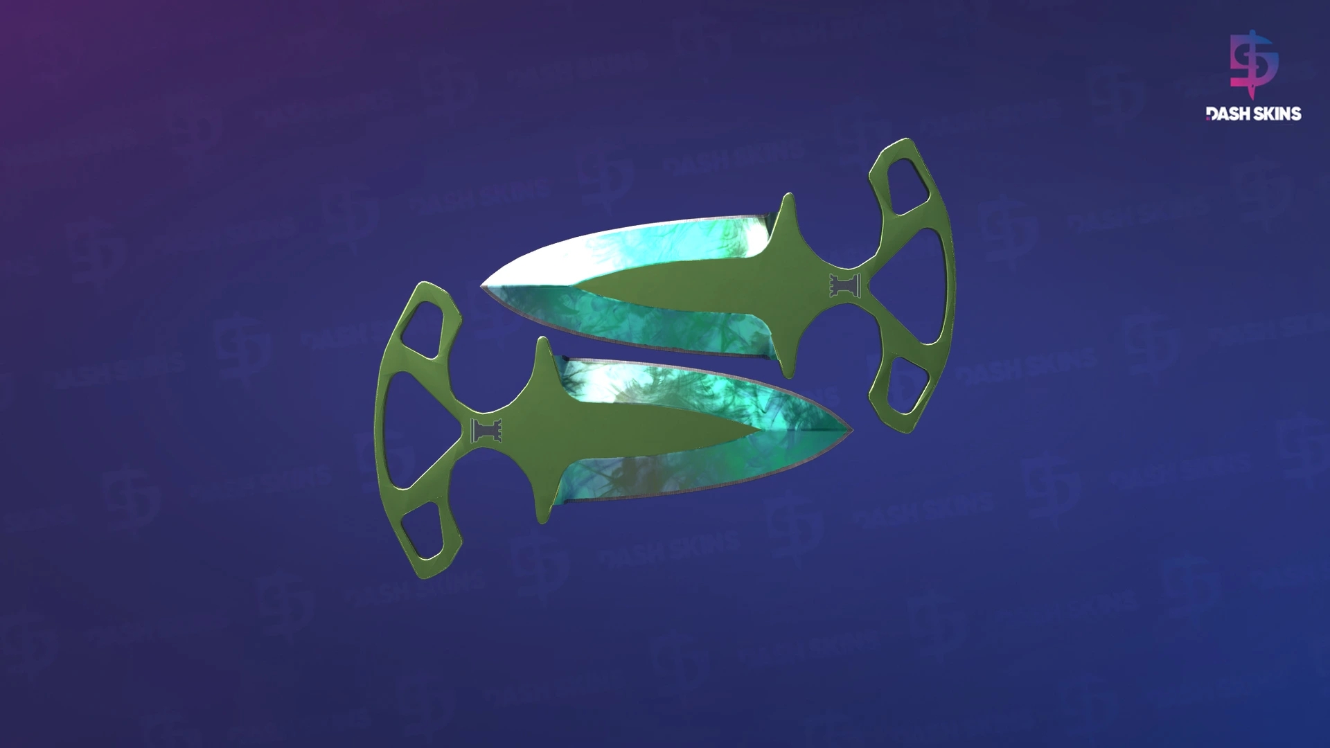 ★ Shadow Daggers | Gamma Doppler (Factory New) - Phase 2 Screenshot Playside