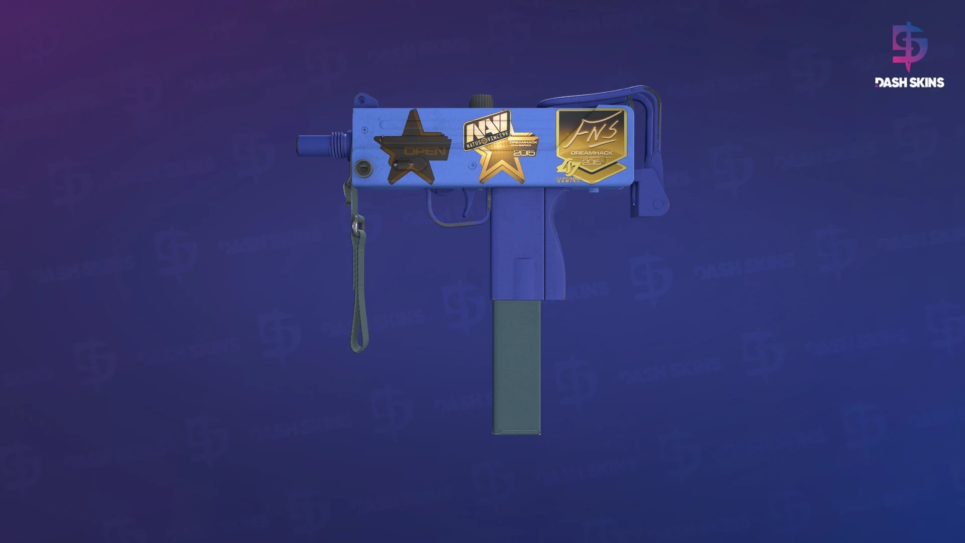 Souvenir MAC-10 | Indigo (Minimal Wear) Screenshot Playside