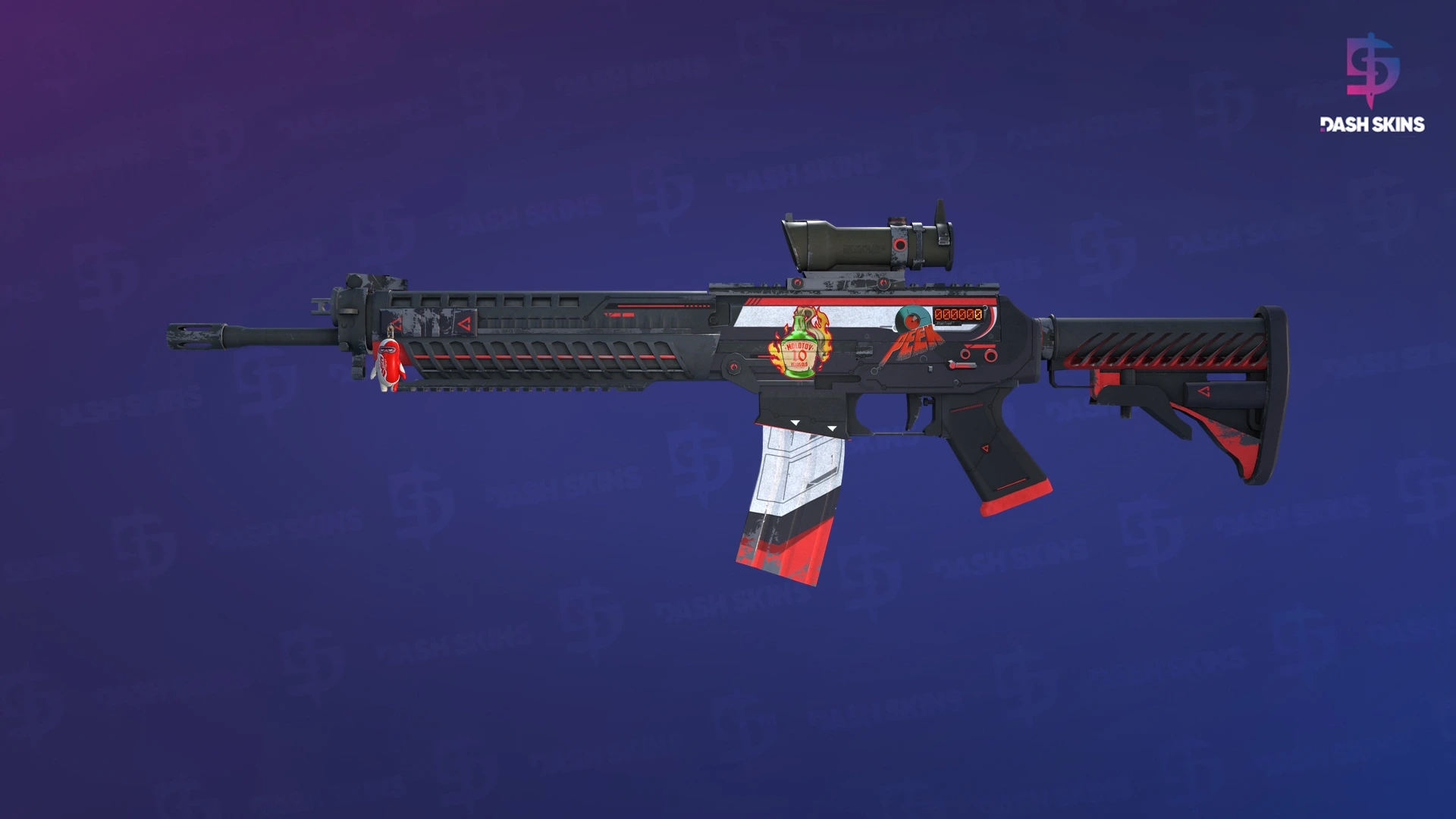 StatTrak™ SG 553 | Cyrex (Field-Tested) Screenshot Playside