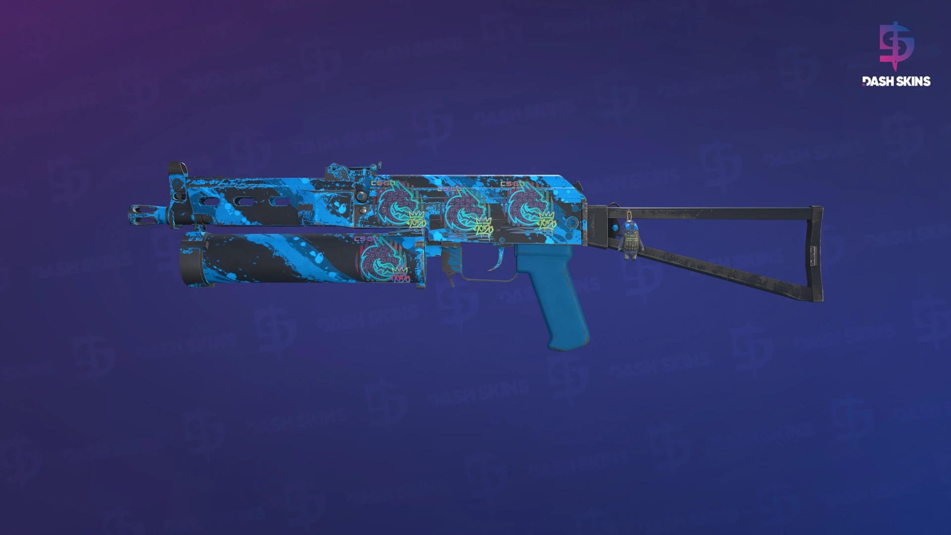 PP-Bizon | Blue Streak (Field-Tested) Screenshot Playside