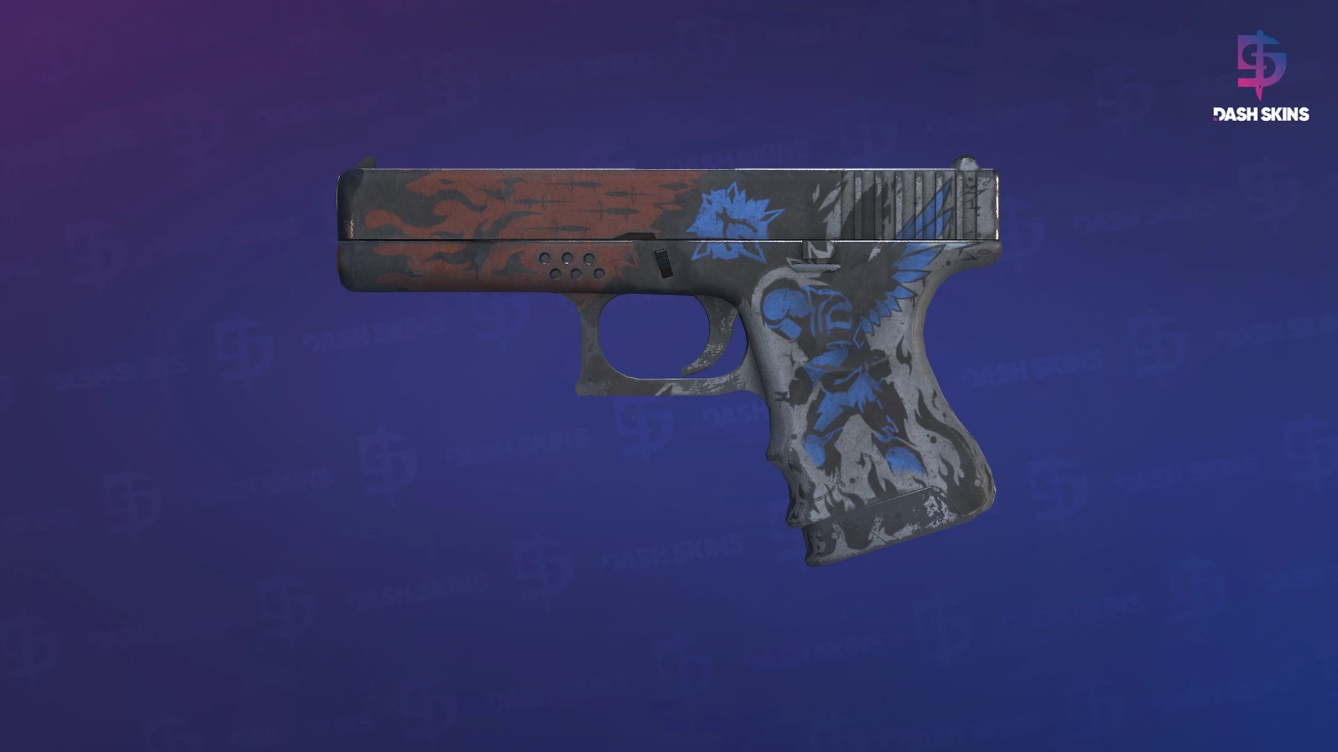 Glock-18 | Sacrifice (Well-Worn) Screenshot Playside