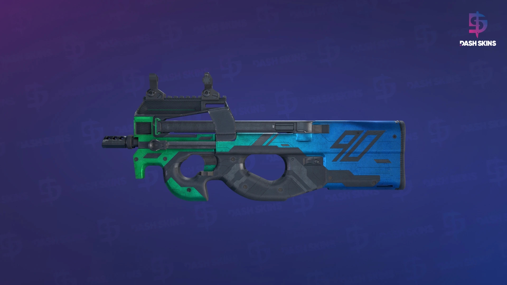P90 | Wave Breaker (Field-Tested) Screenshot Playside