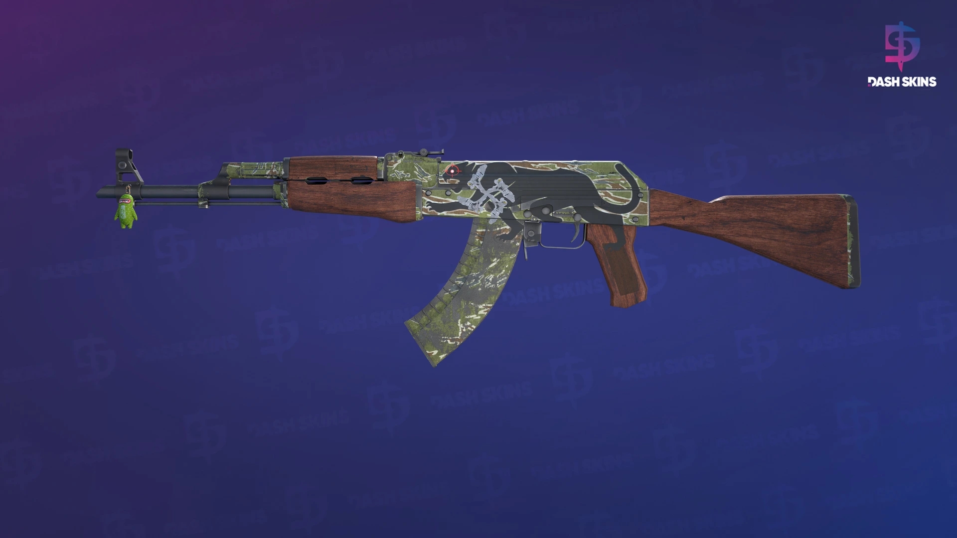 AK-47 | Jaguar (Well-Worn) Screenshot Playside