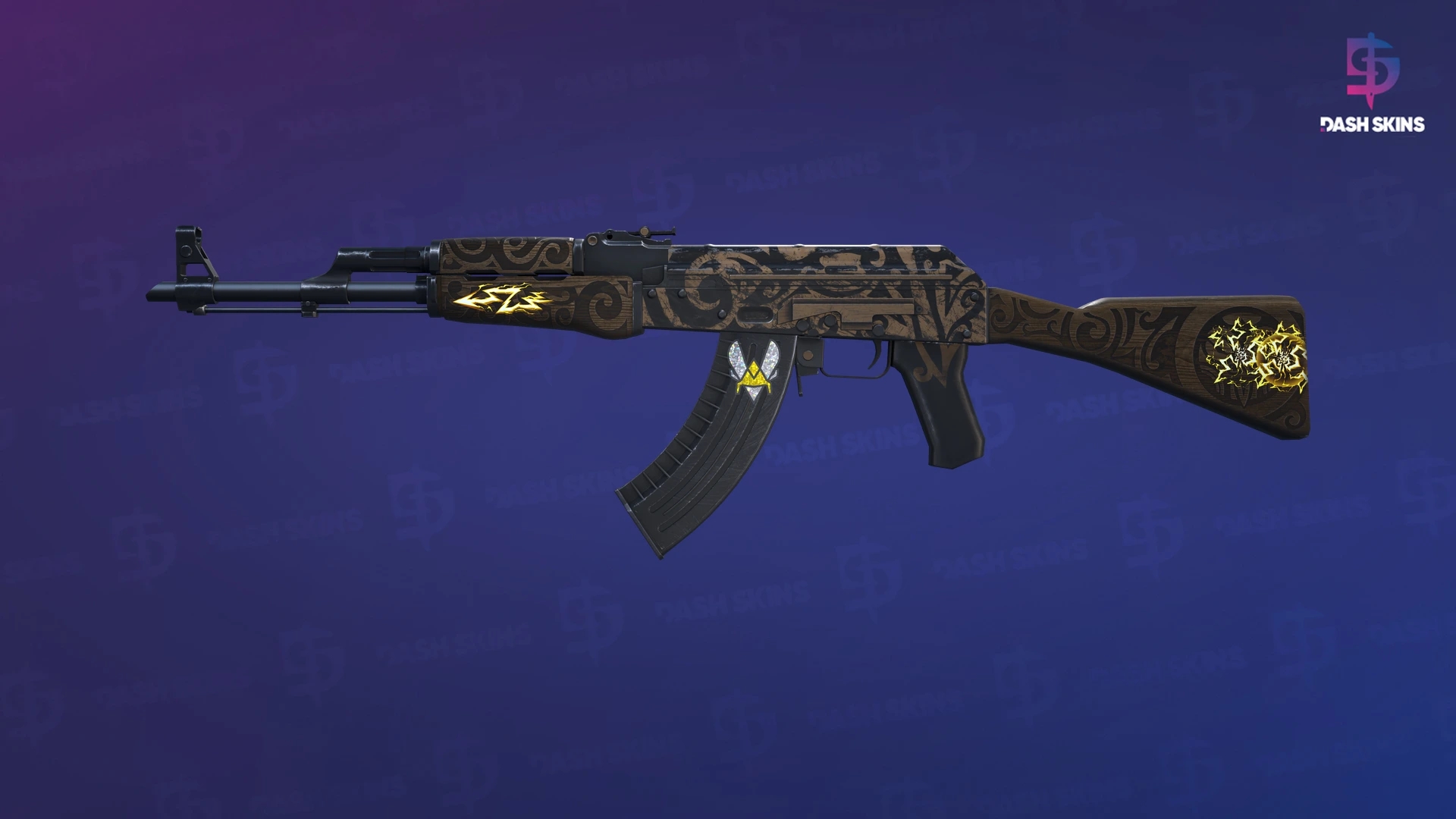 AK-47 | Uncharted (Factory New) Screenshot Playside