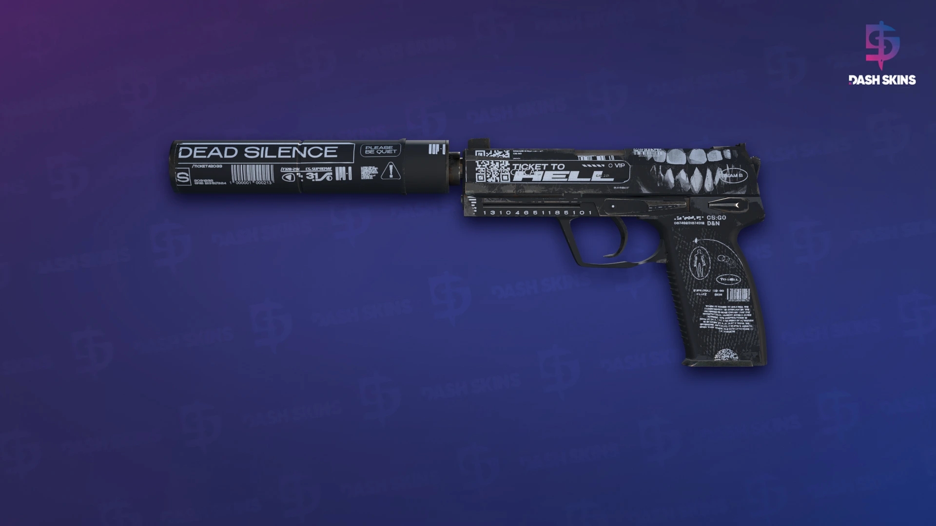 USP-S | Ticket to Hell (Field-Tested) Screenshot Playside
