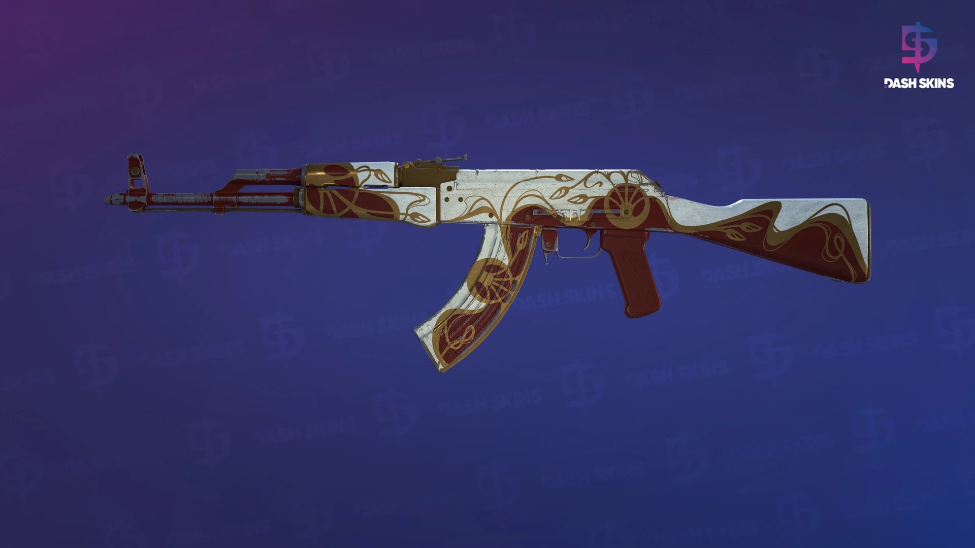 AK-47 | Nouveau Rouge (Well-Worn) Screenshot Playside