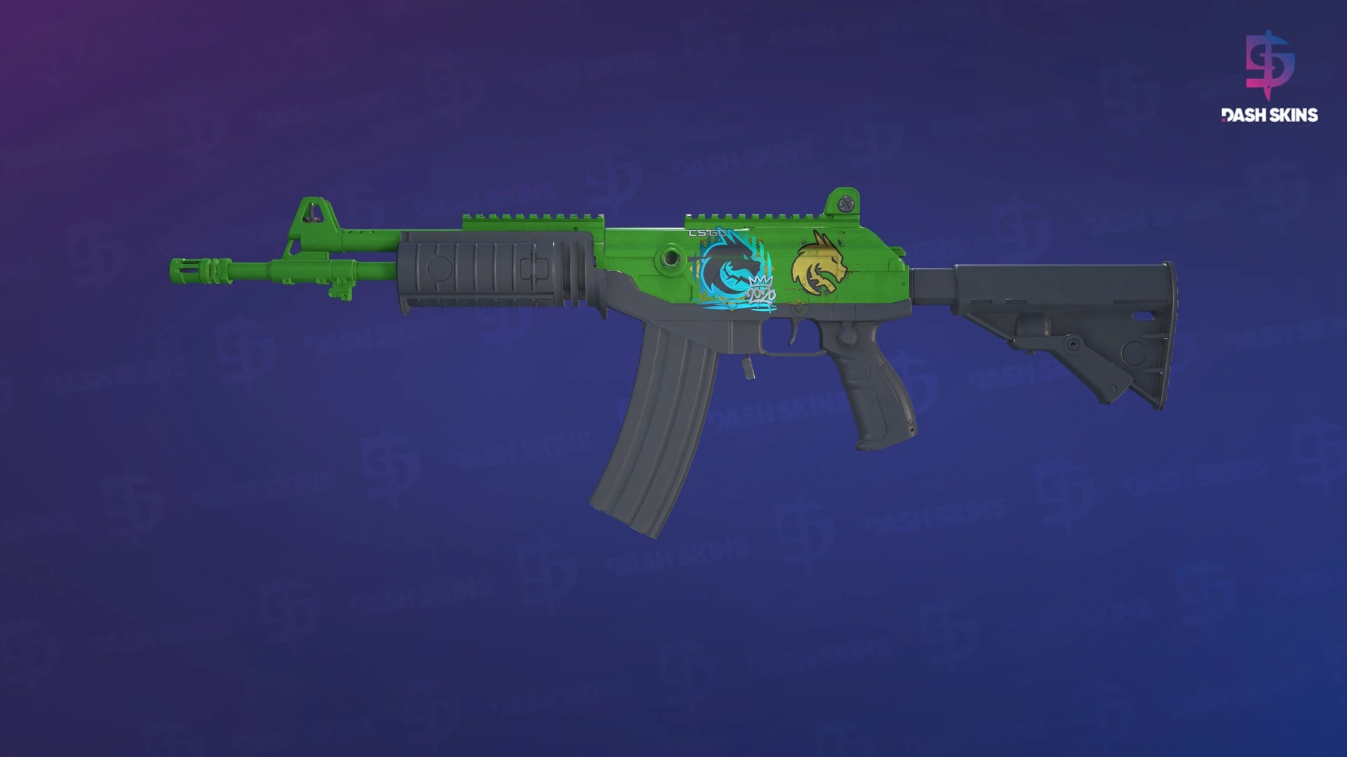 Souvenir Galil AR | Green Apple (Minimal Wear) Screenshot Playside