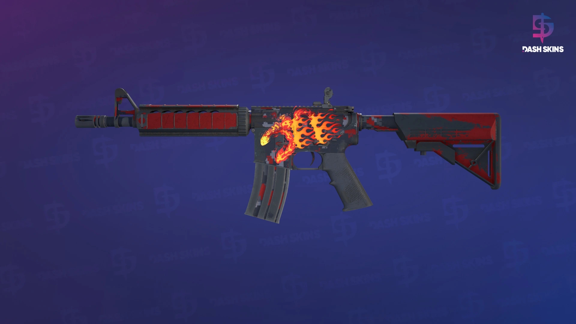 Souvenir M4A4 | Red DDPAT (Field-Tested) Screenshot Playside