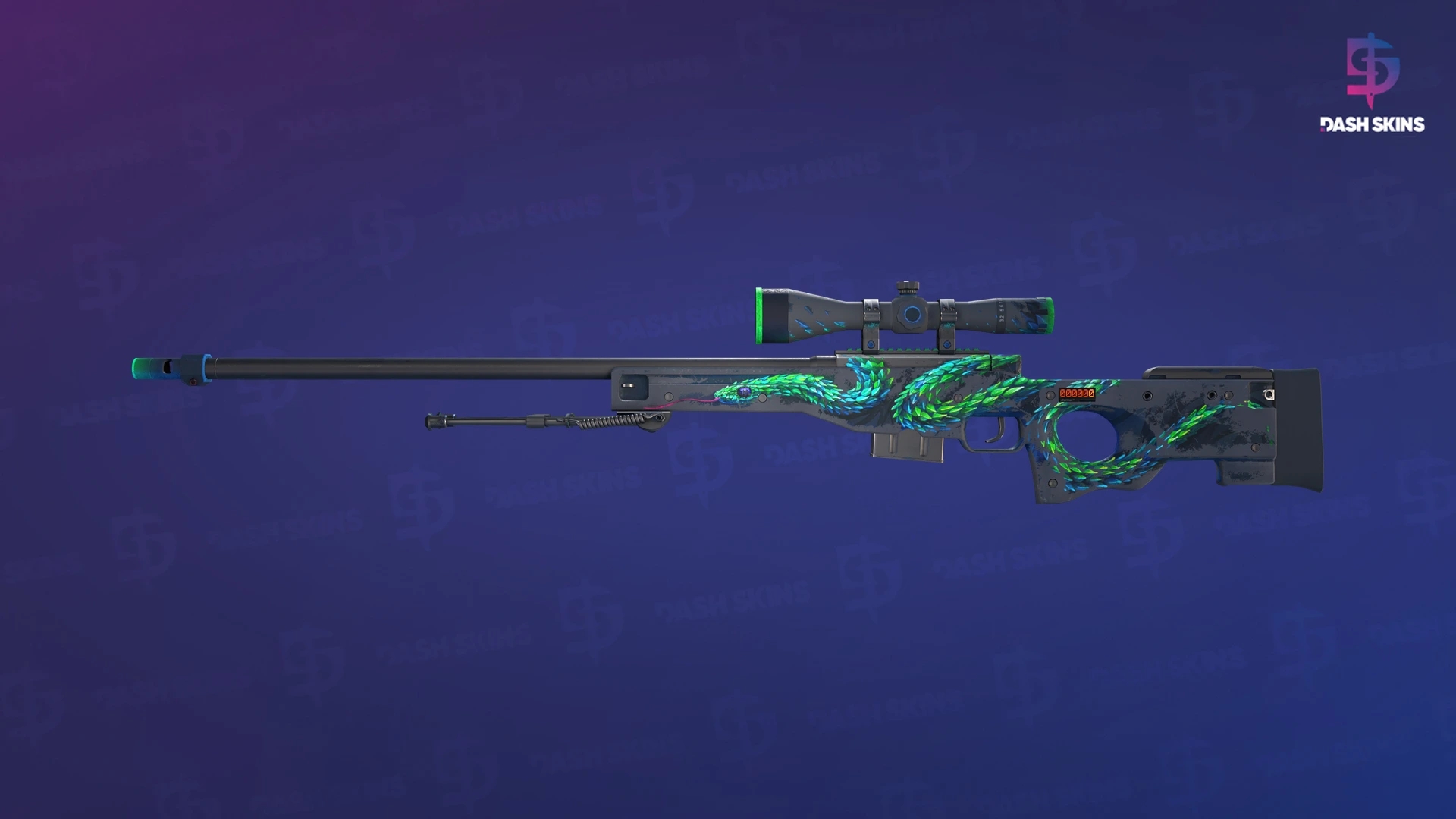 StatTrak™ AWP | Atheris (Battle-Scarred) Screenshot Playside