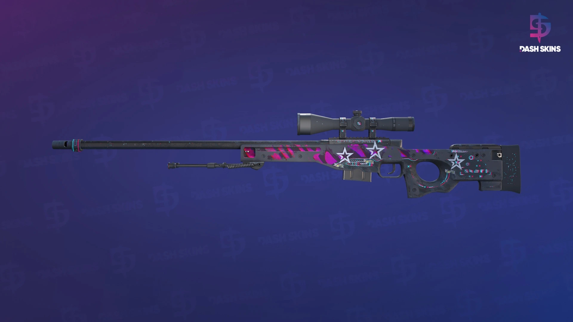 AWP | Chromatic Aberration (Battle-Scarred) Screenshot Playside