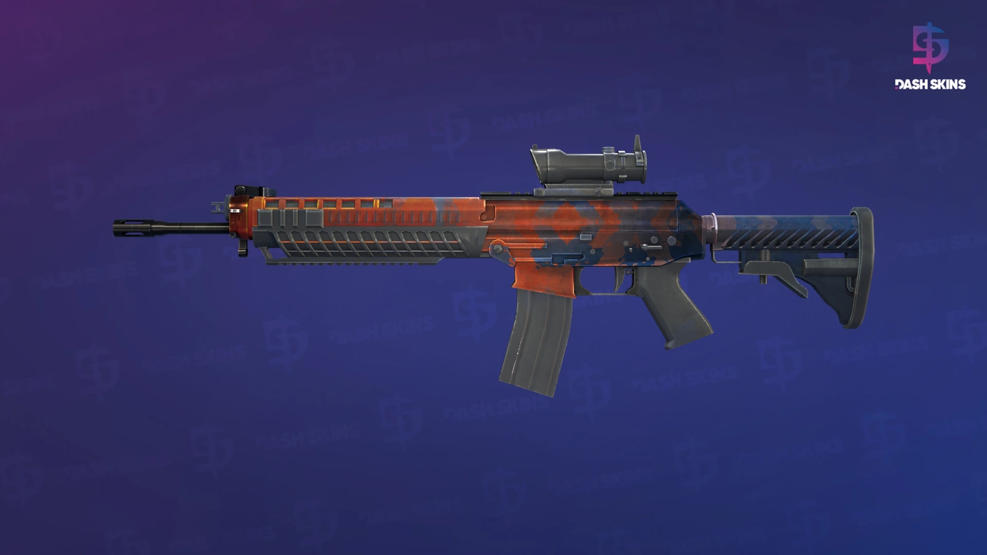 SG 553 | Danger Close (Factory New) Screenshot Playside