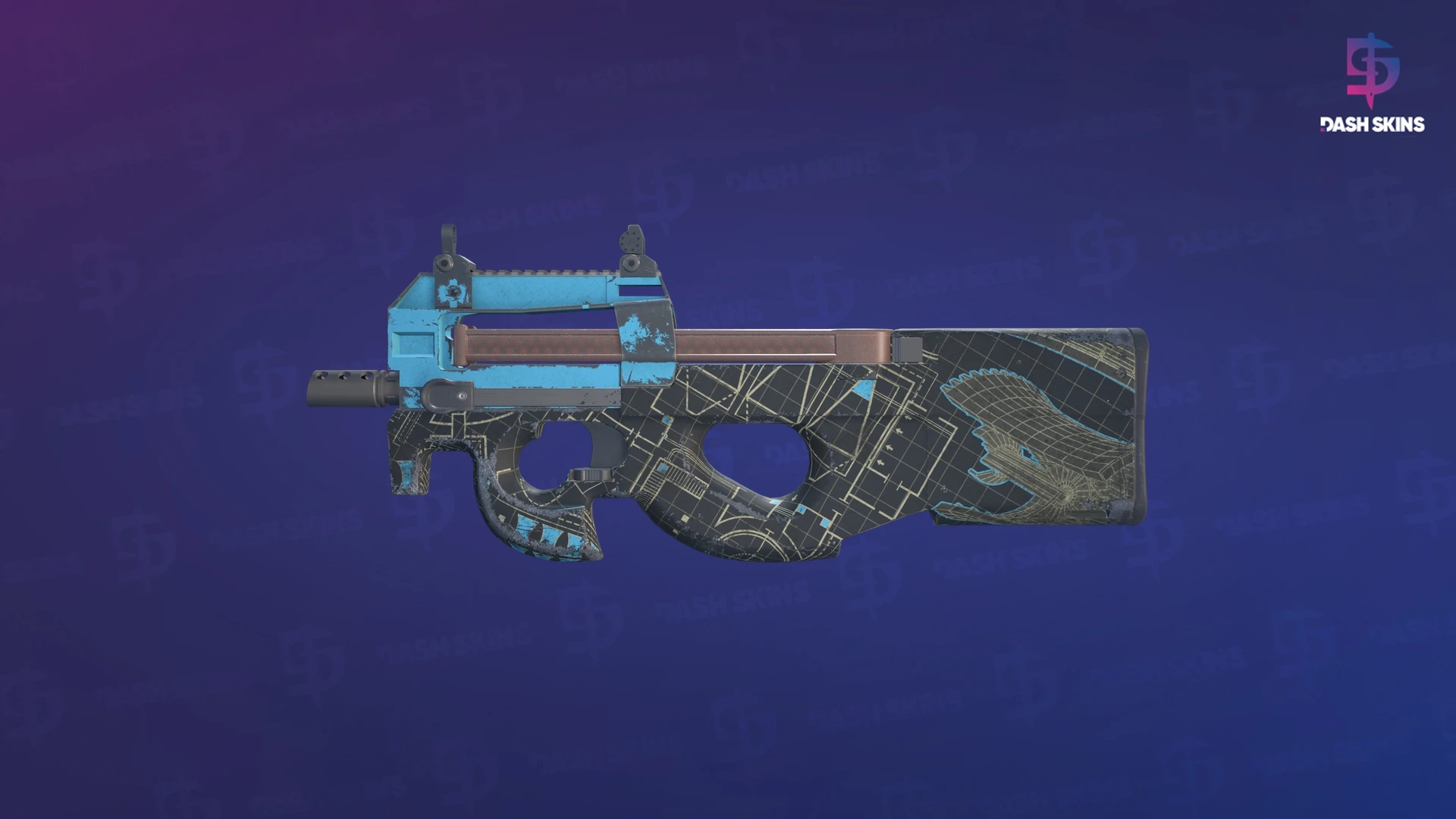 P90 | Facility Negative (Field-Tested) Screenshot Playside