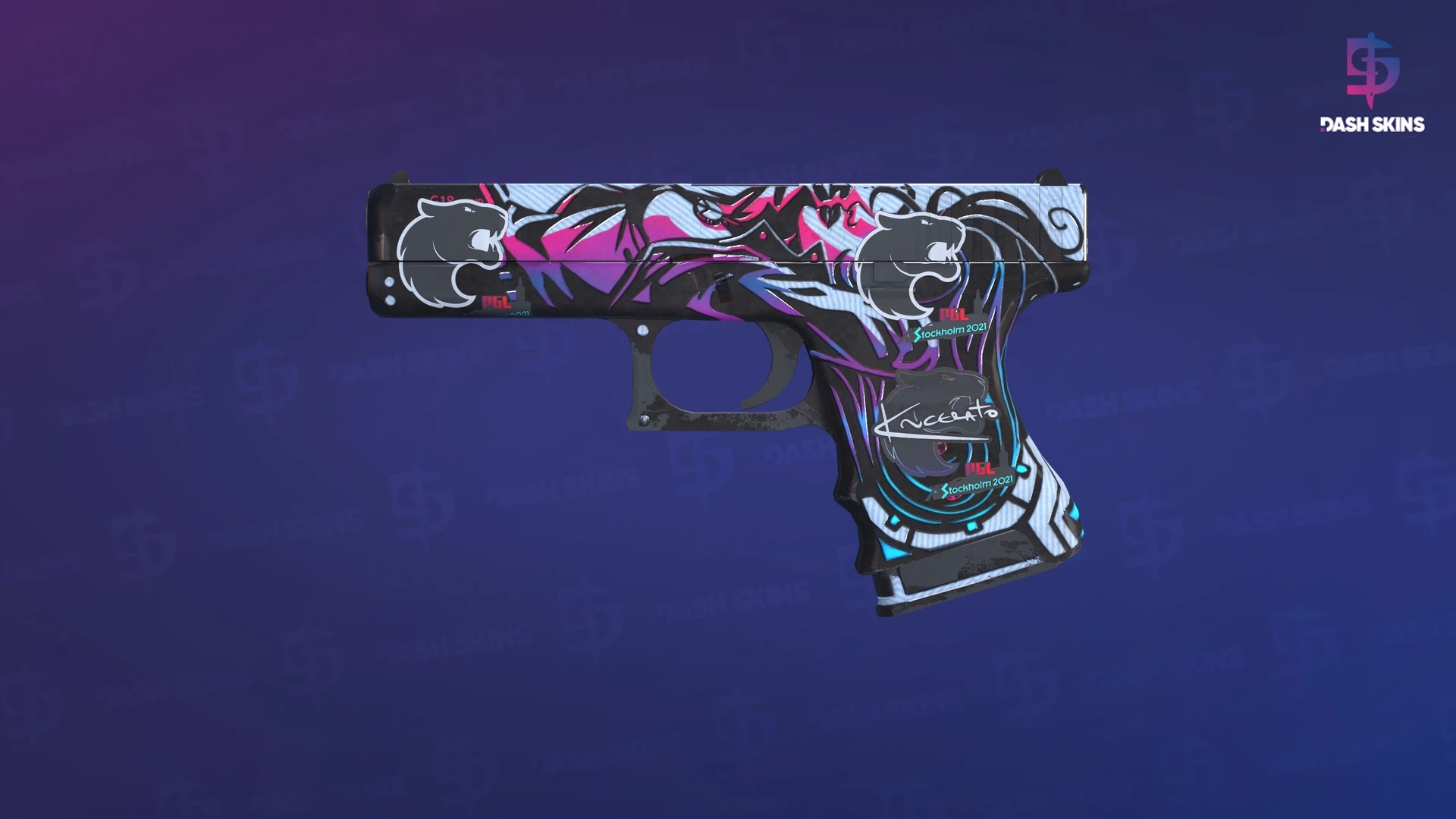 Glock-18 | Neo-Noir (Field-Tested) Screenshot Playside