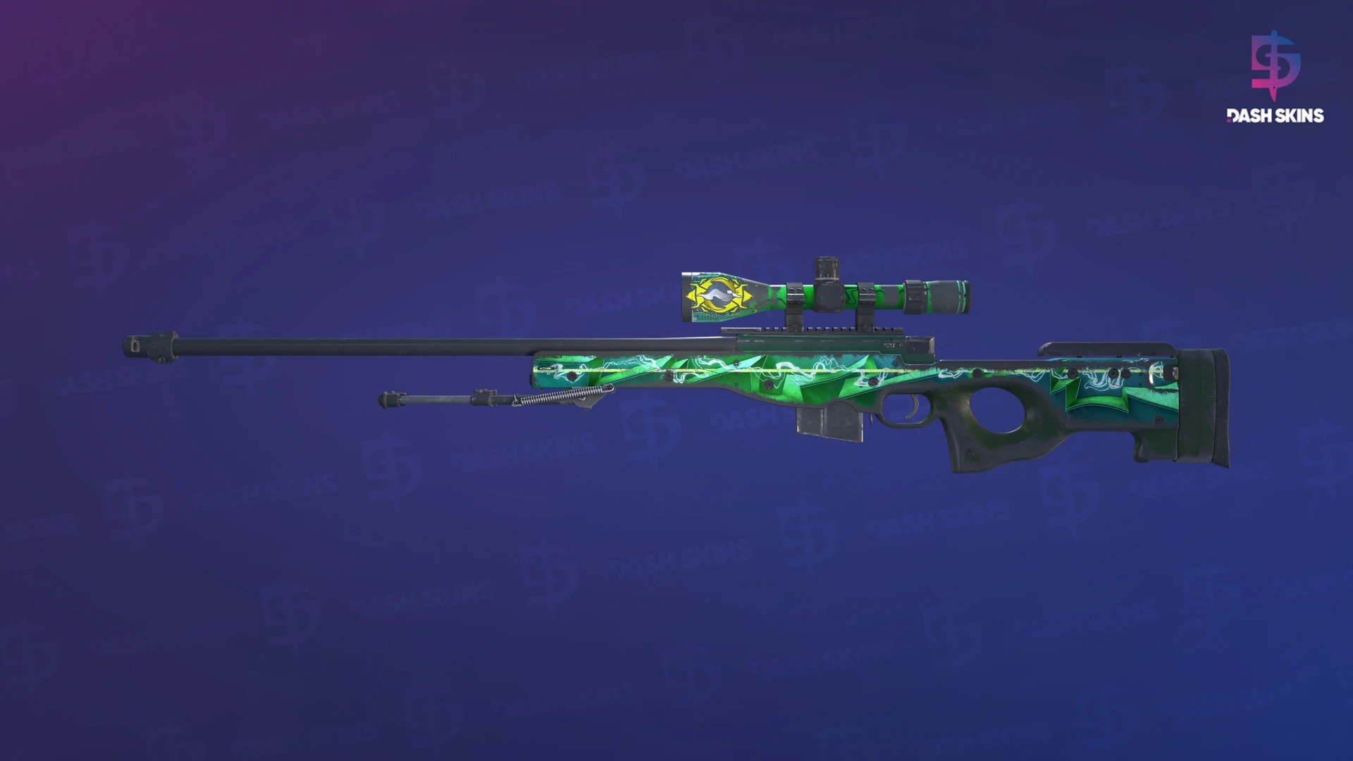 AWP | Green Energy (Battle-Scarred) Screenshot Playside