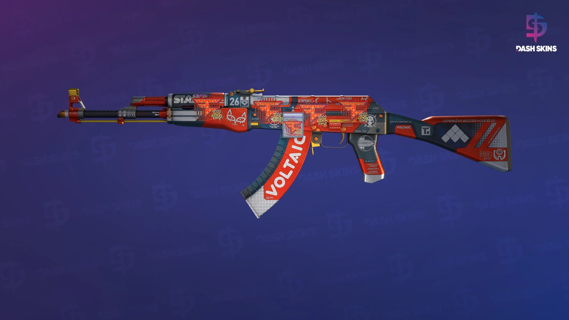 AK-47 | Bloodsport (Minimal Wear) Screenshot Playside