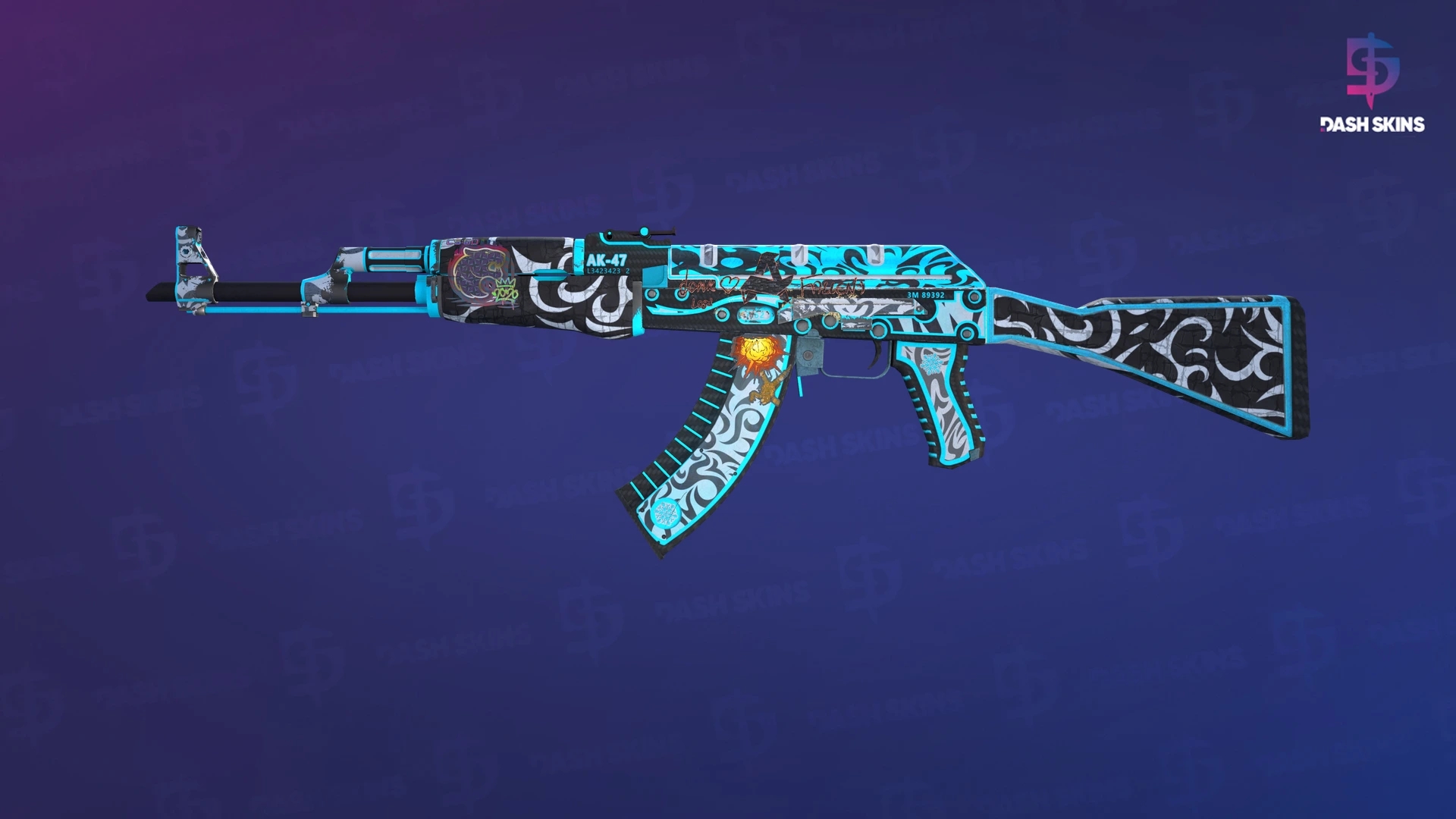 AK-47 | Frontside Misty (Field-Tested) Screenshot Playside
