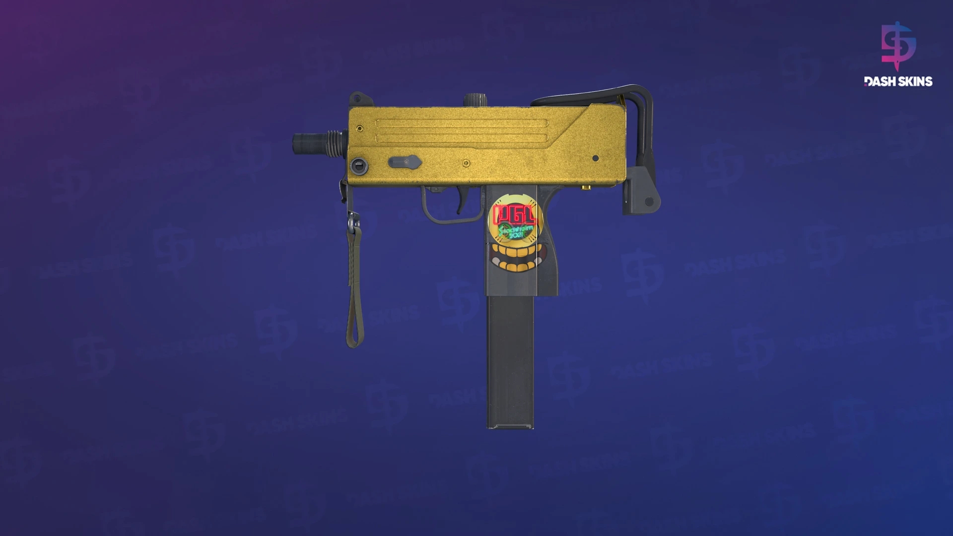 Souvenir MAC-10 | Gold Brick (Field-Tested) Screenshot Playside