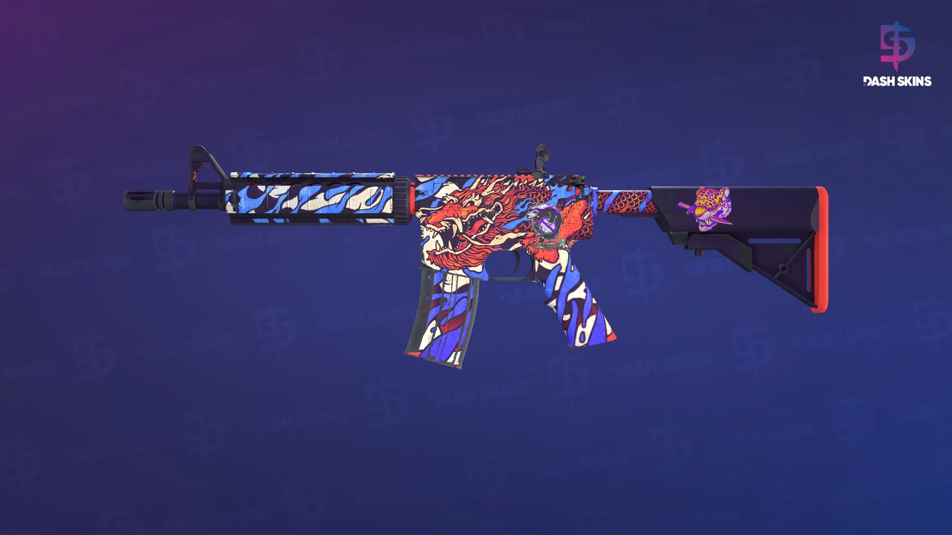M4A4 | 龍王 (Dragon King) (Minimal Wear) Screenshot Playside