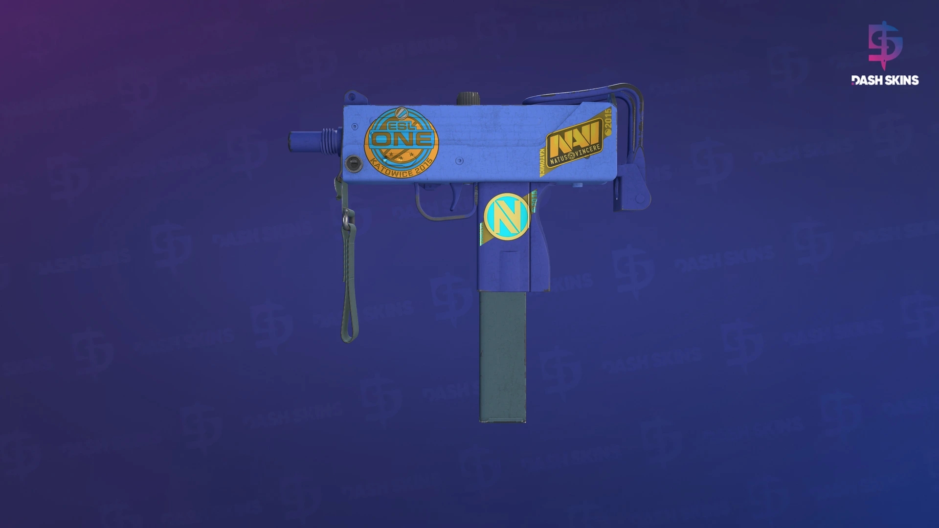Souvenir MAC-10 | Indigo (Field-Tested) Screenshot Playside