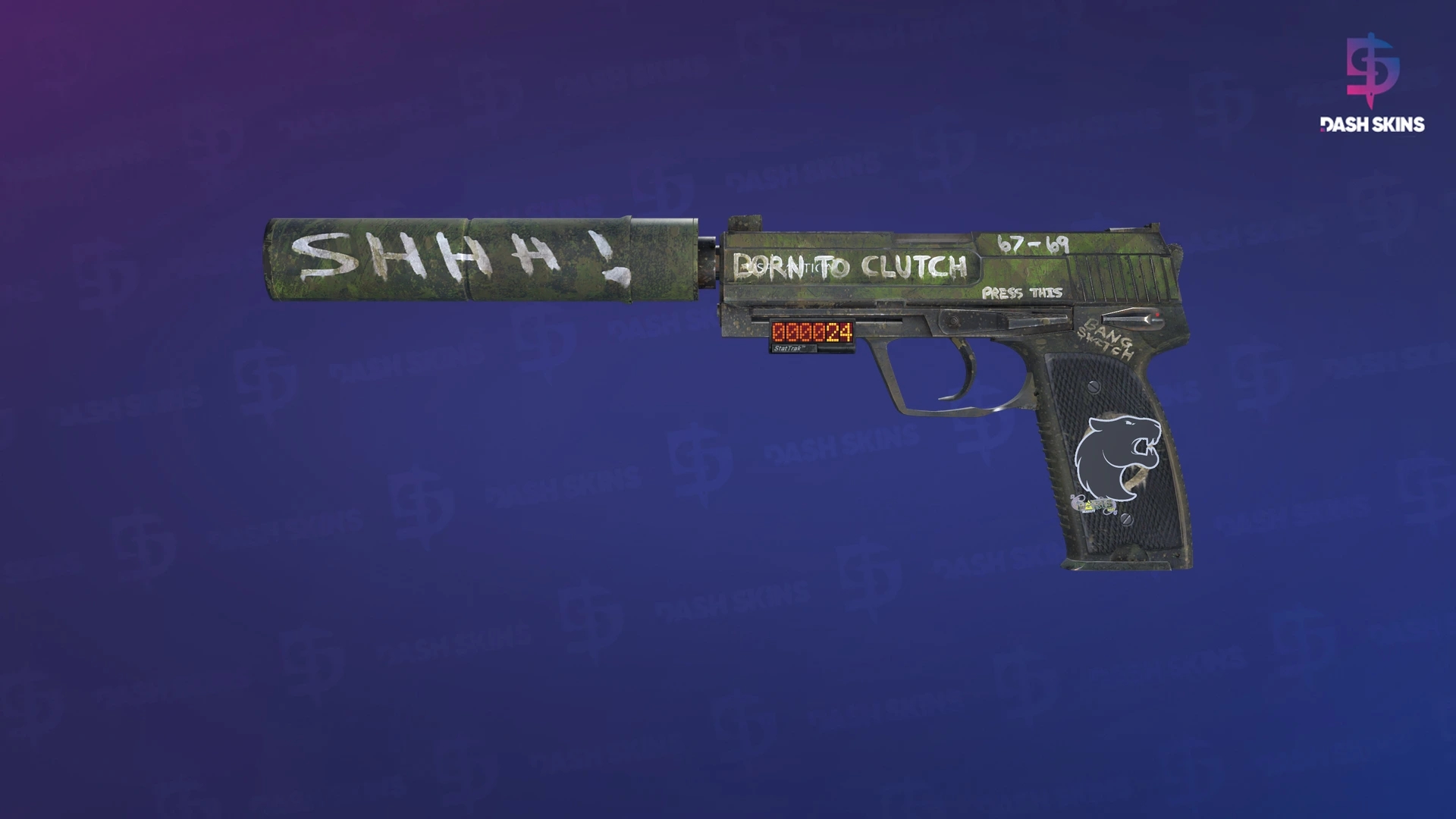 StatTrak™ USP-S | Flashback (Minimal Wear) Screenshot Playside