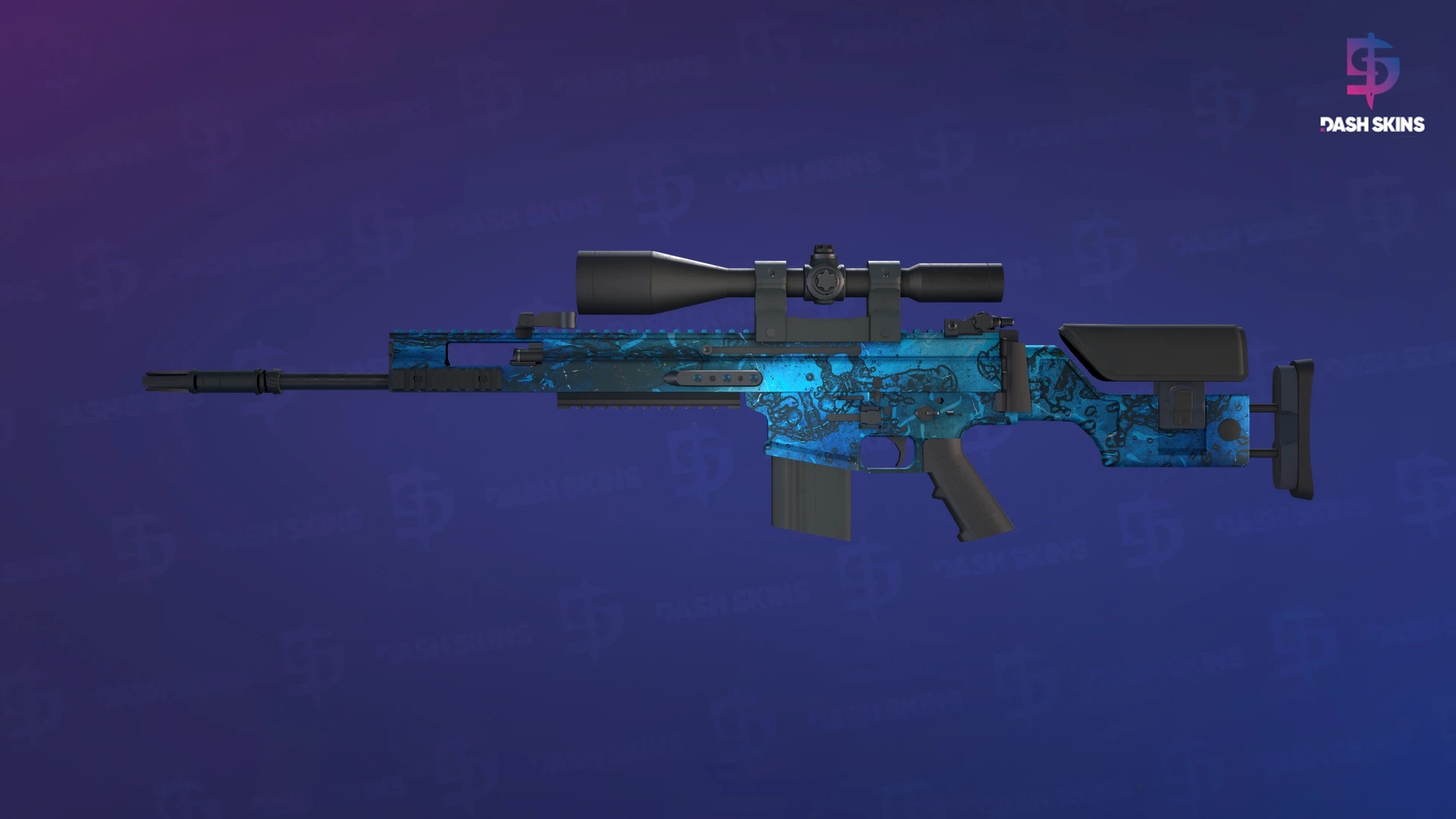 SCAR-20 | Grotto (Field-Tested) Screenshot Playside