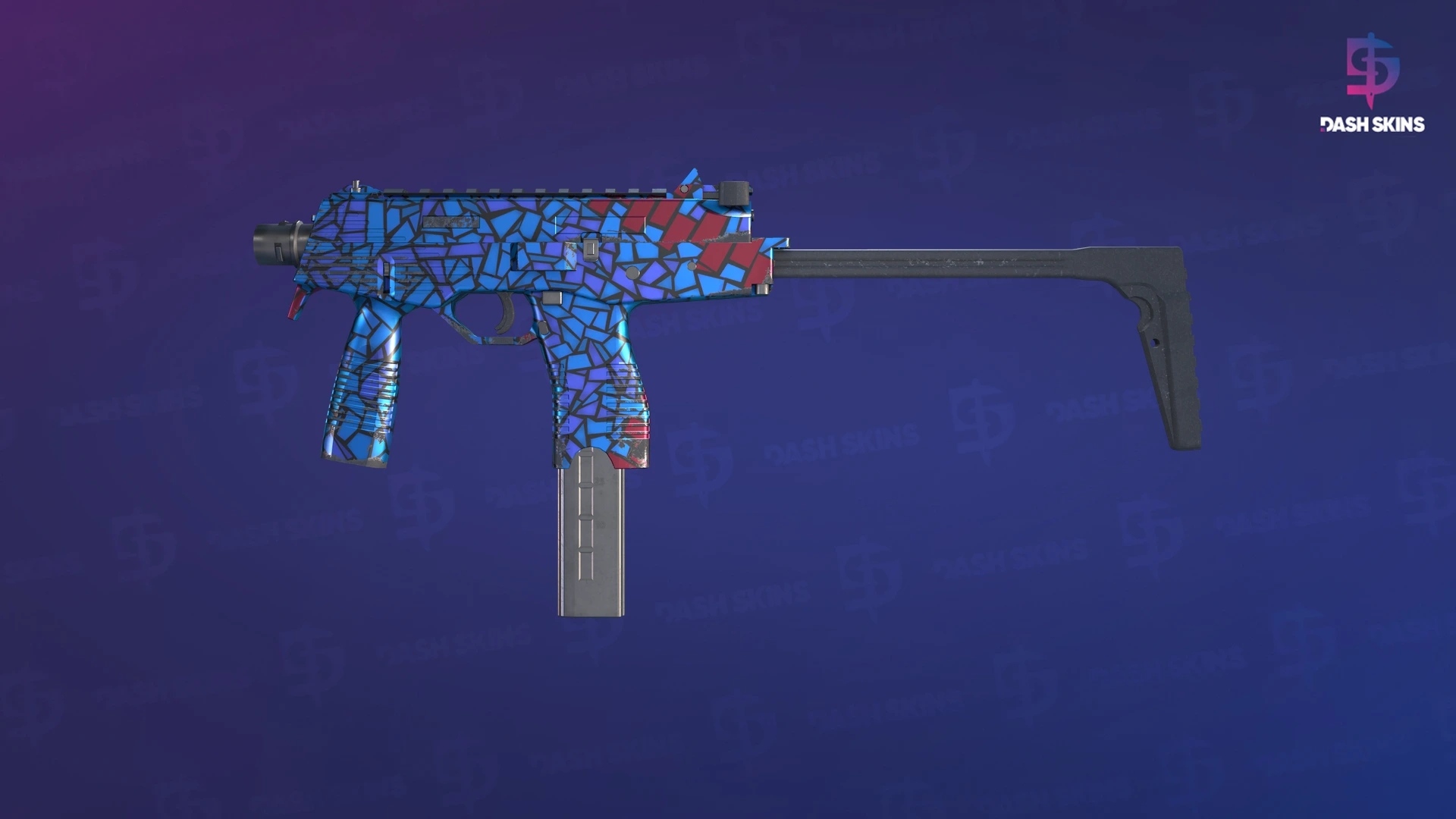 MP9 | Stained Glass (Minimal Wear) Screenshot Playside