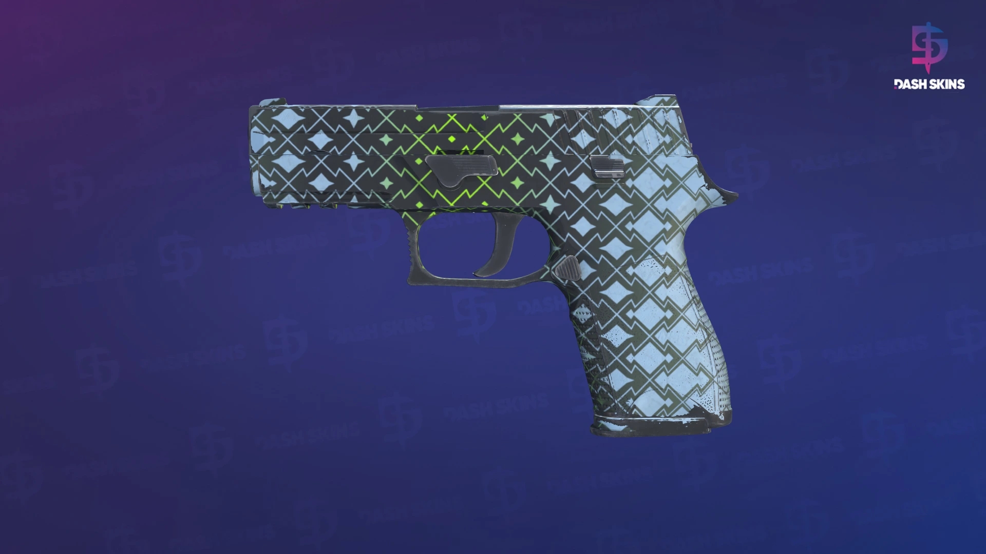P250 | Mint Kimono (Minimal Wear) Screenshot Playside