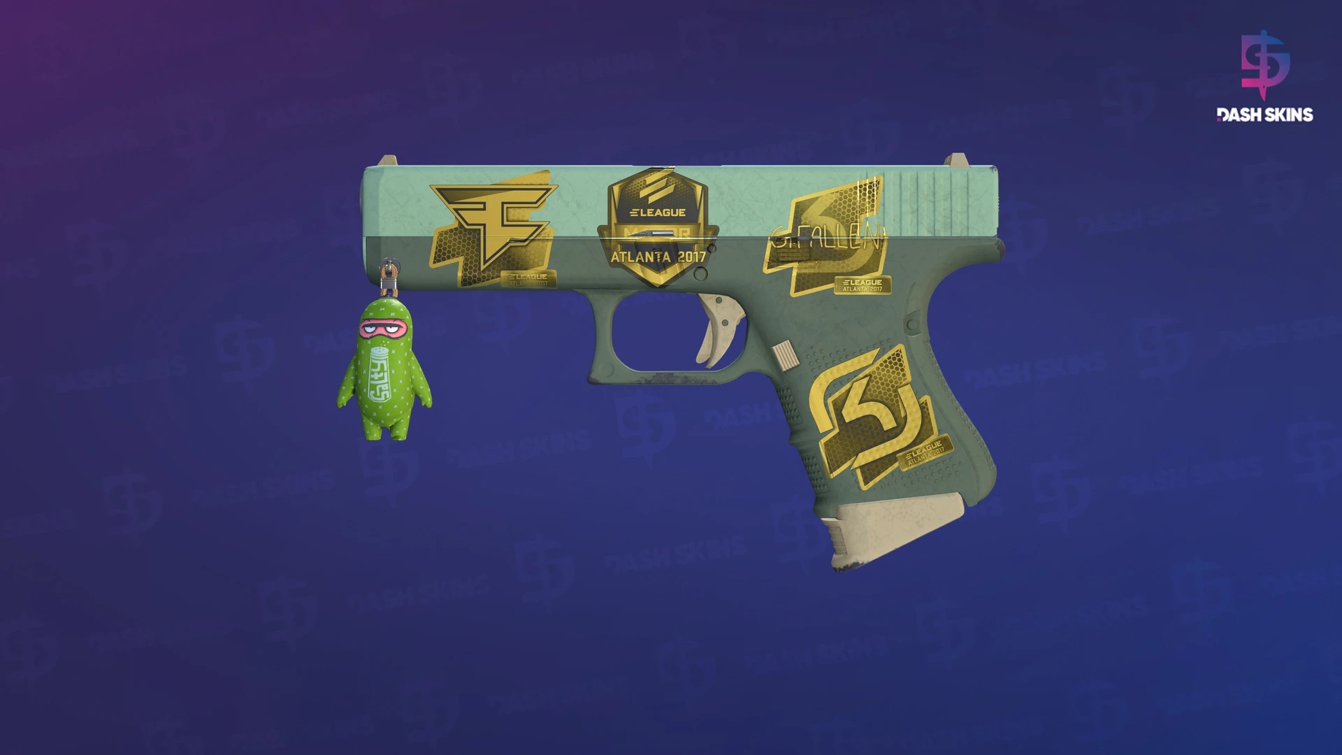 Souvenir Glock-18 | Groundwater (Minimal Wear) Screenshot Playside