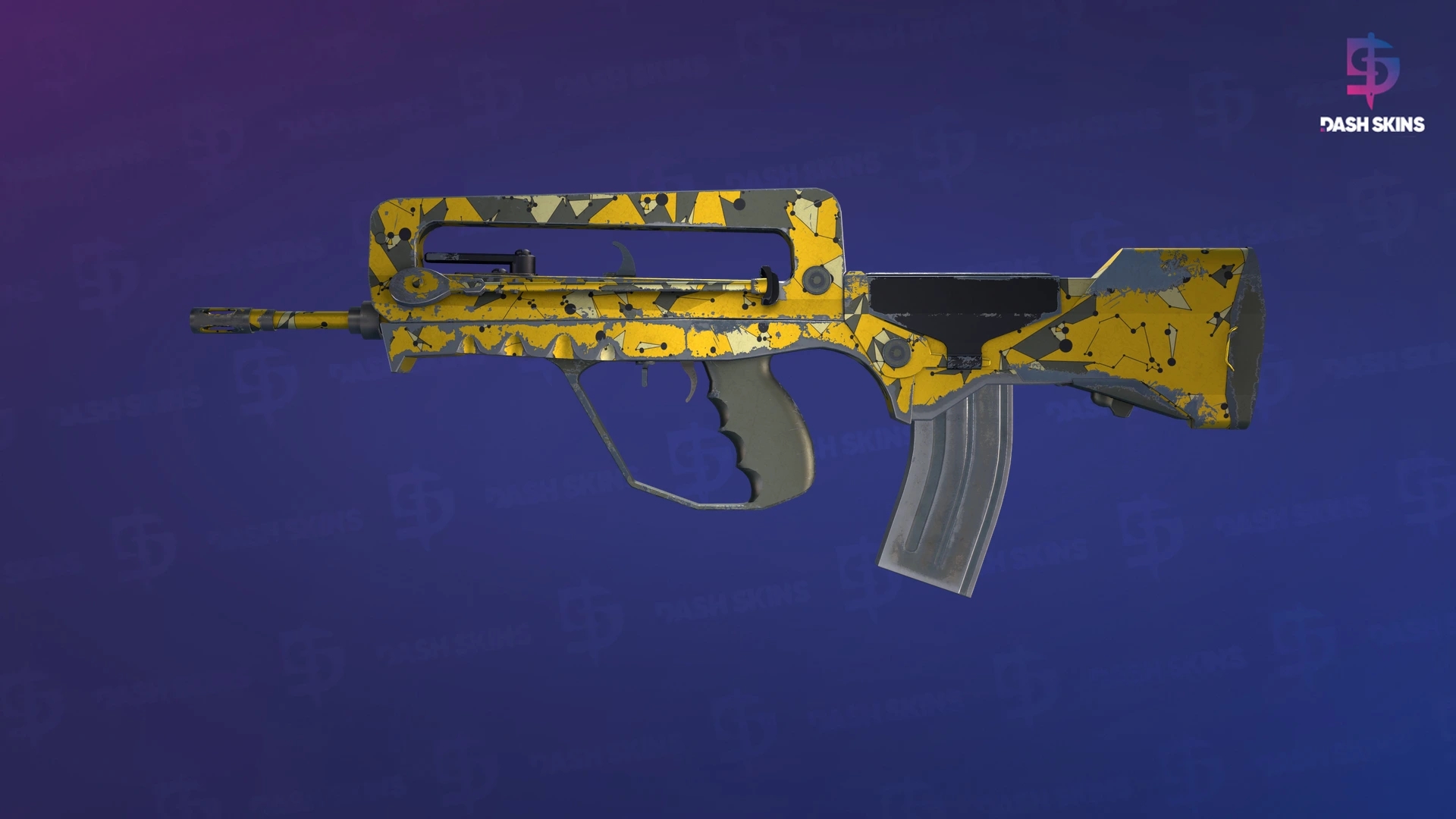 FAMAS | Neural Net (Field-Tested) Screenshot Playside