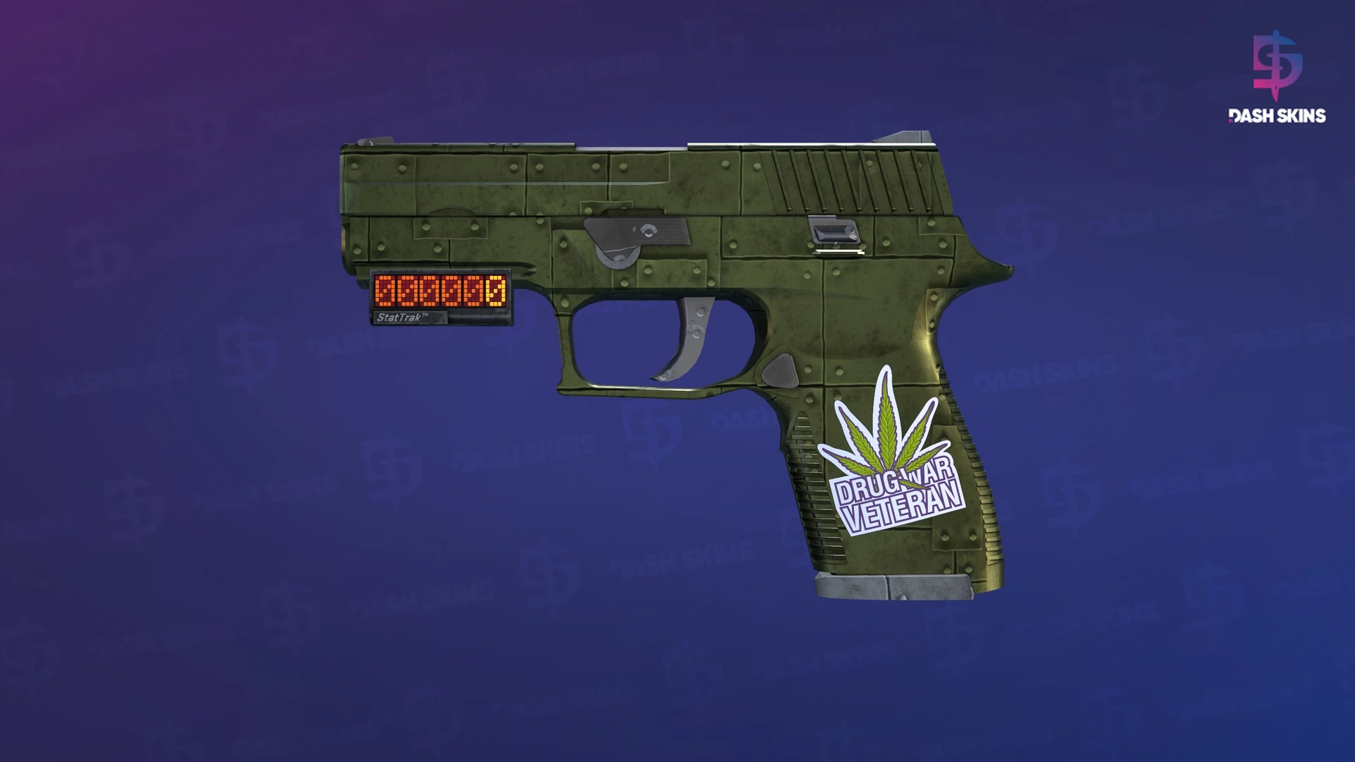 StatTrak™ P250 | Iron Clad (Minimal Wear) Screenshot Playside