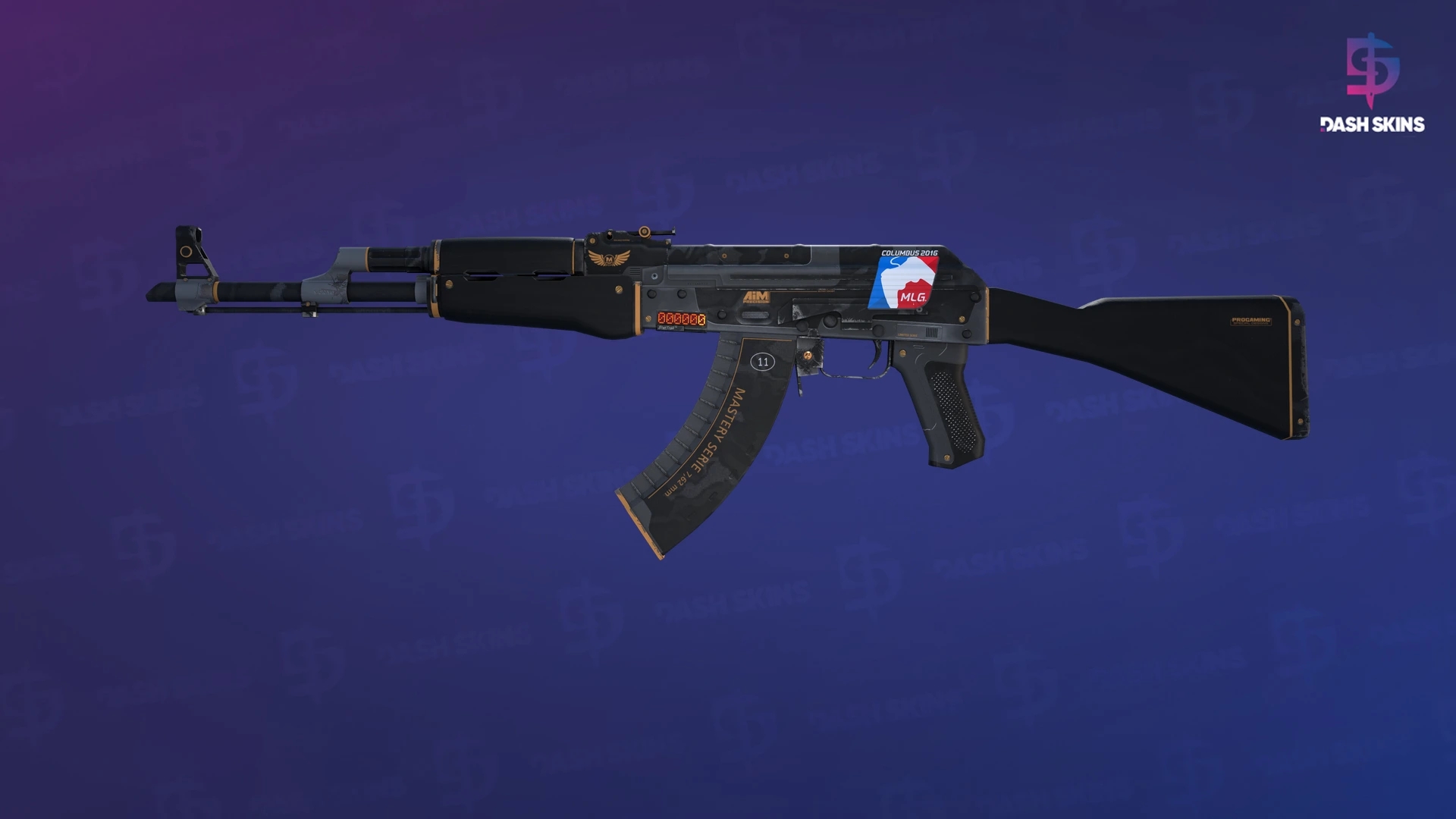 StatTrak™ AK-47 | Elite Build (Minimal Wear) Screenshot Playside