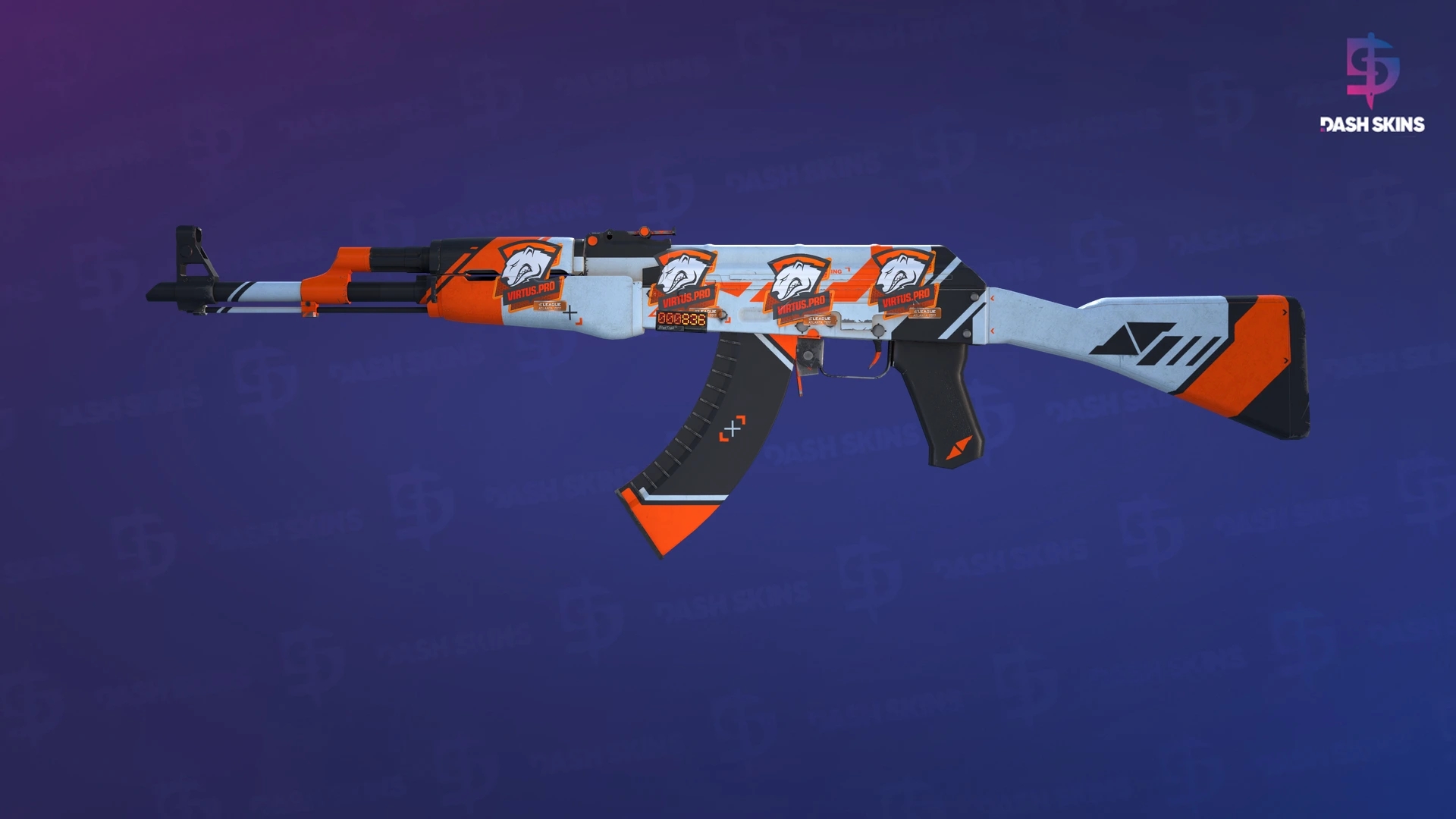 StatTrak™ AK-47 | Asiimov (Minimal Wear) Screenshot Playside