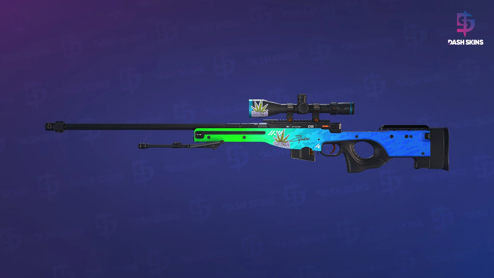 AWP | Ice Coaled (Minimal Wear) Screenshot Playside