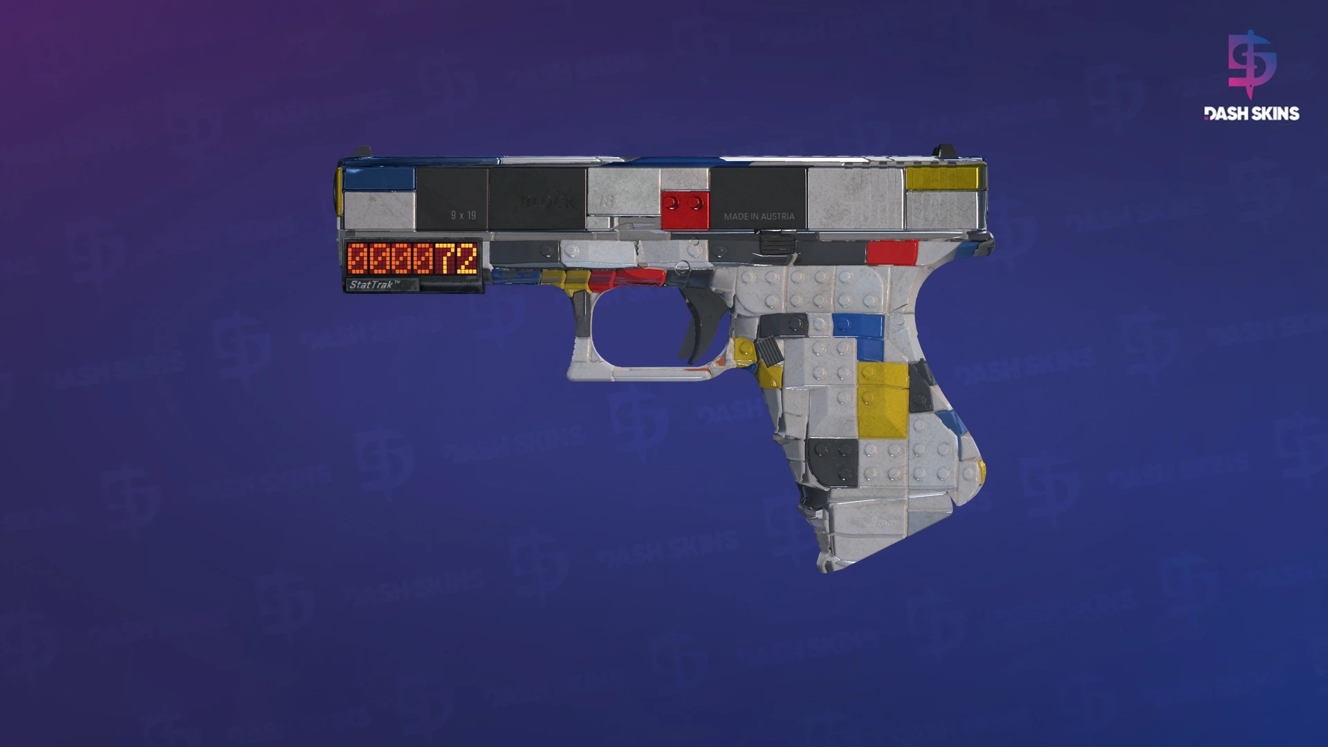 StatTrak™ Glock-18 | Block-18 (Field-Tested) Screenshot Playside