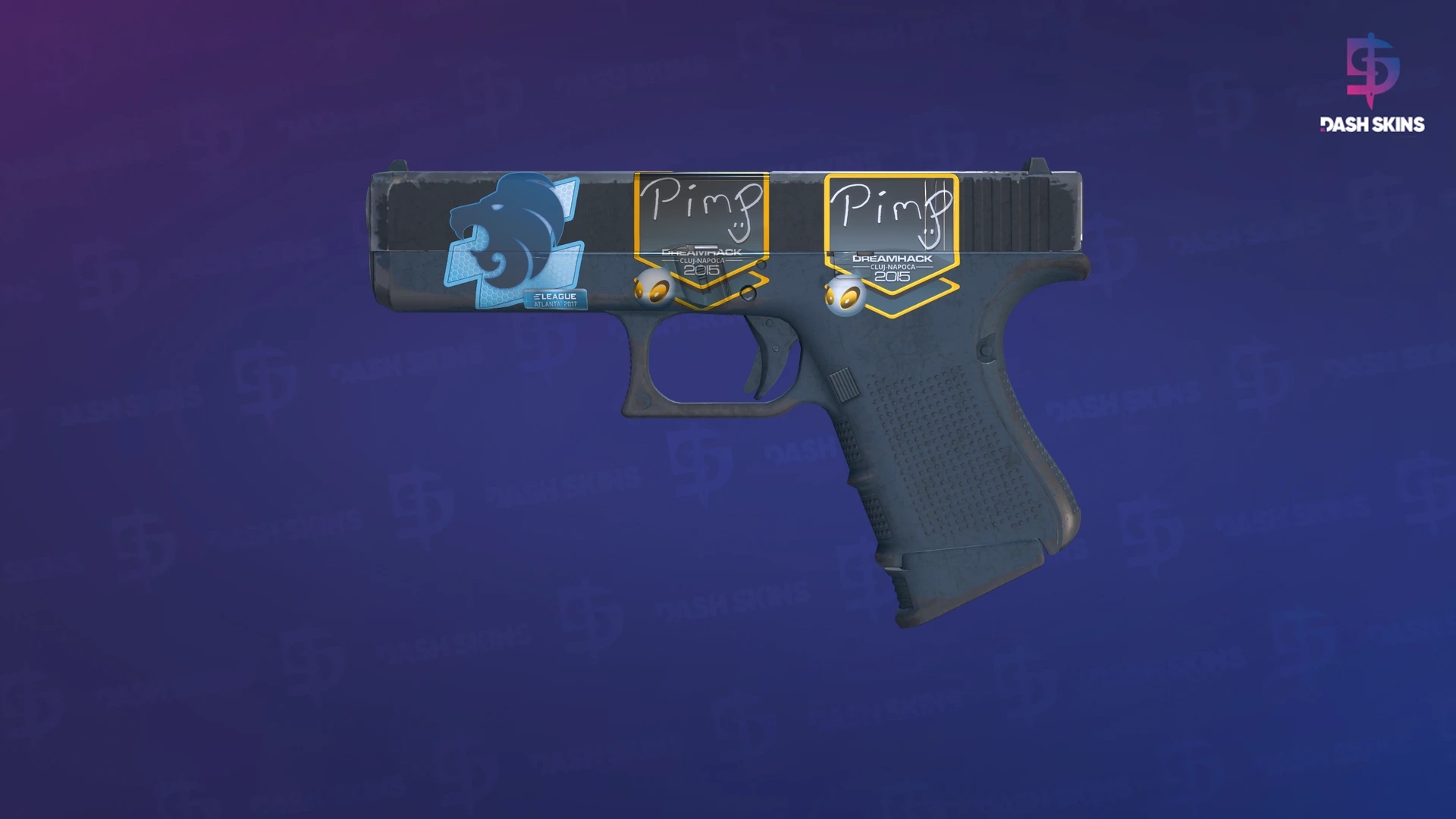 Glock-18 | Night (Well-Worn) Screenshot Playside