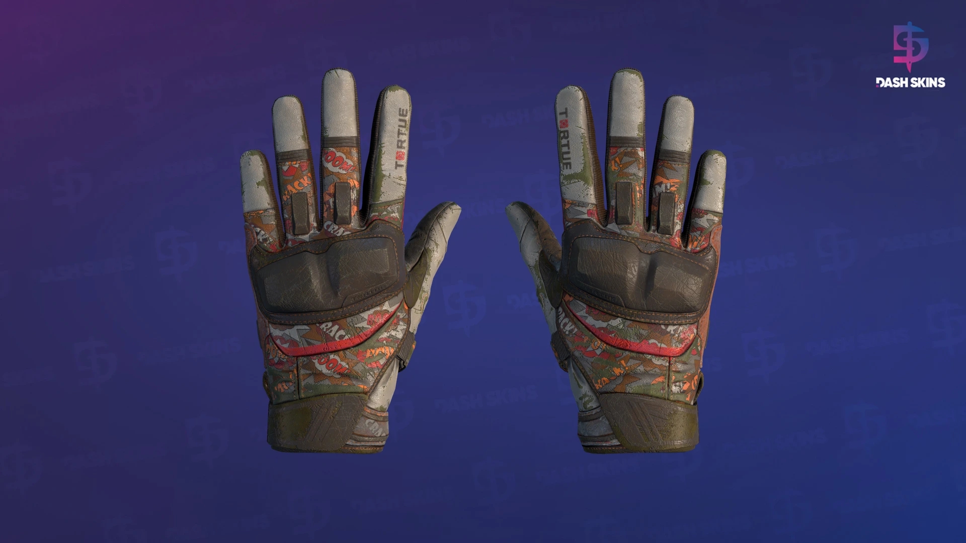 ★ Moto Gloves | POW! (Battle-Scarred) Screenshot Playside
