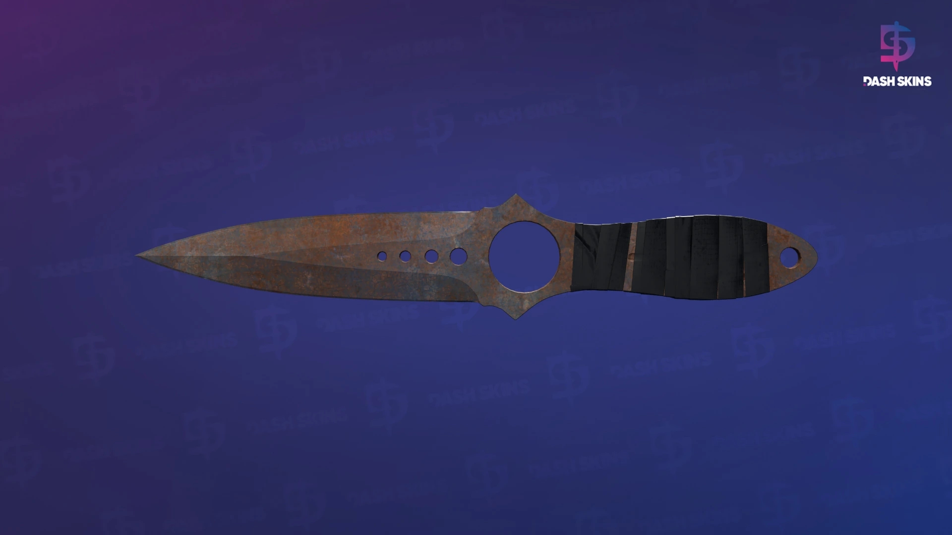 ★ Skeleton Knife | Rust Coat (Battle-Scarred) Screenshot Playside