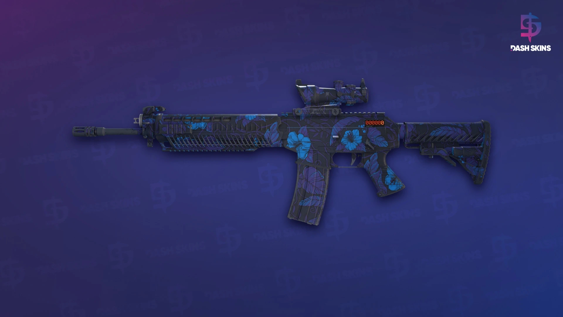 StatTrak™ SG 553 | Aloha (Field-Tested) Screenshot Playside