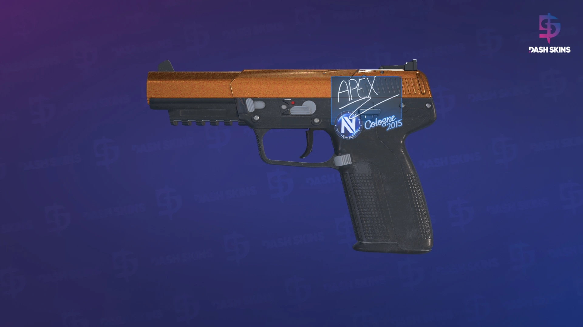 Five-SeveN | Copper Galaxy (Factory New) Screenshot Playside