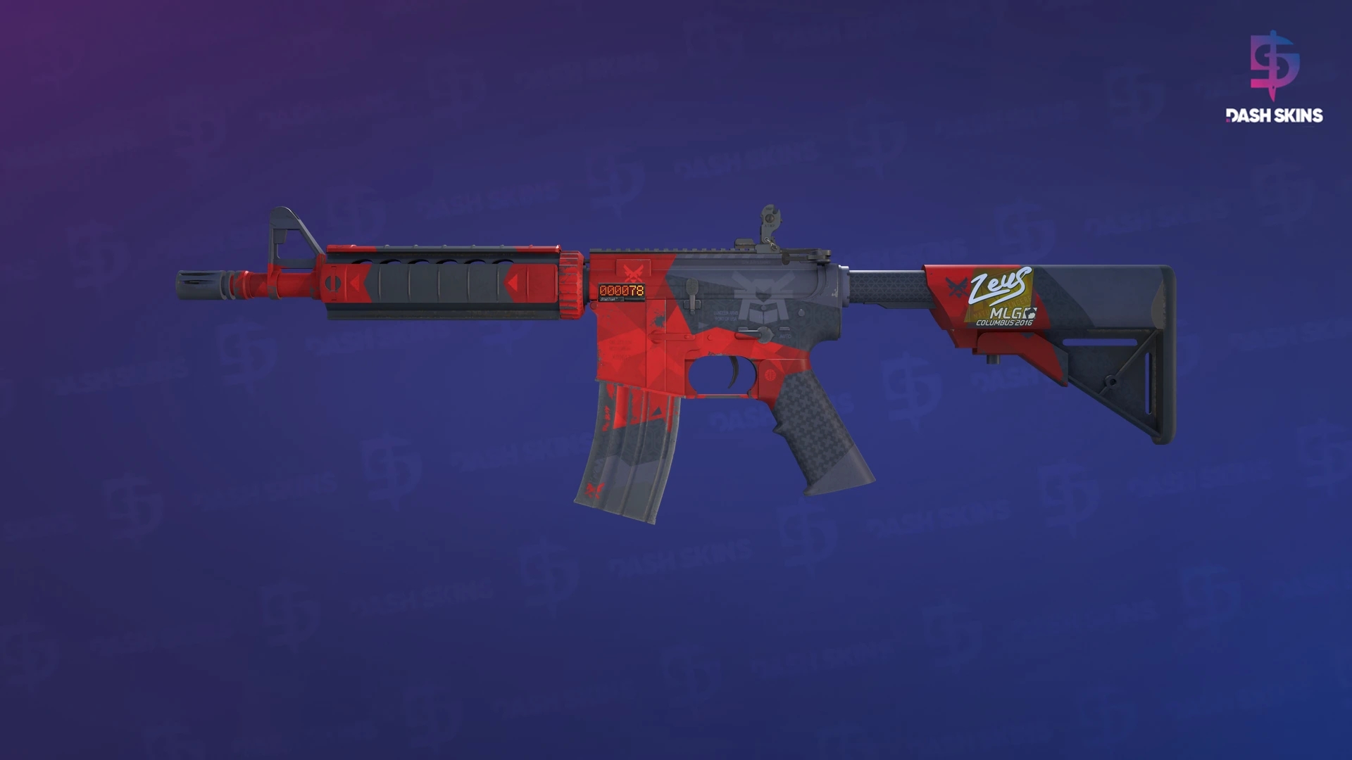 StatTrak™ M4A4 | Evil Daimyo (Field-Tested) Screenshot Playside