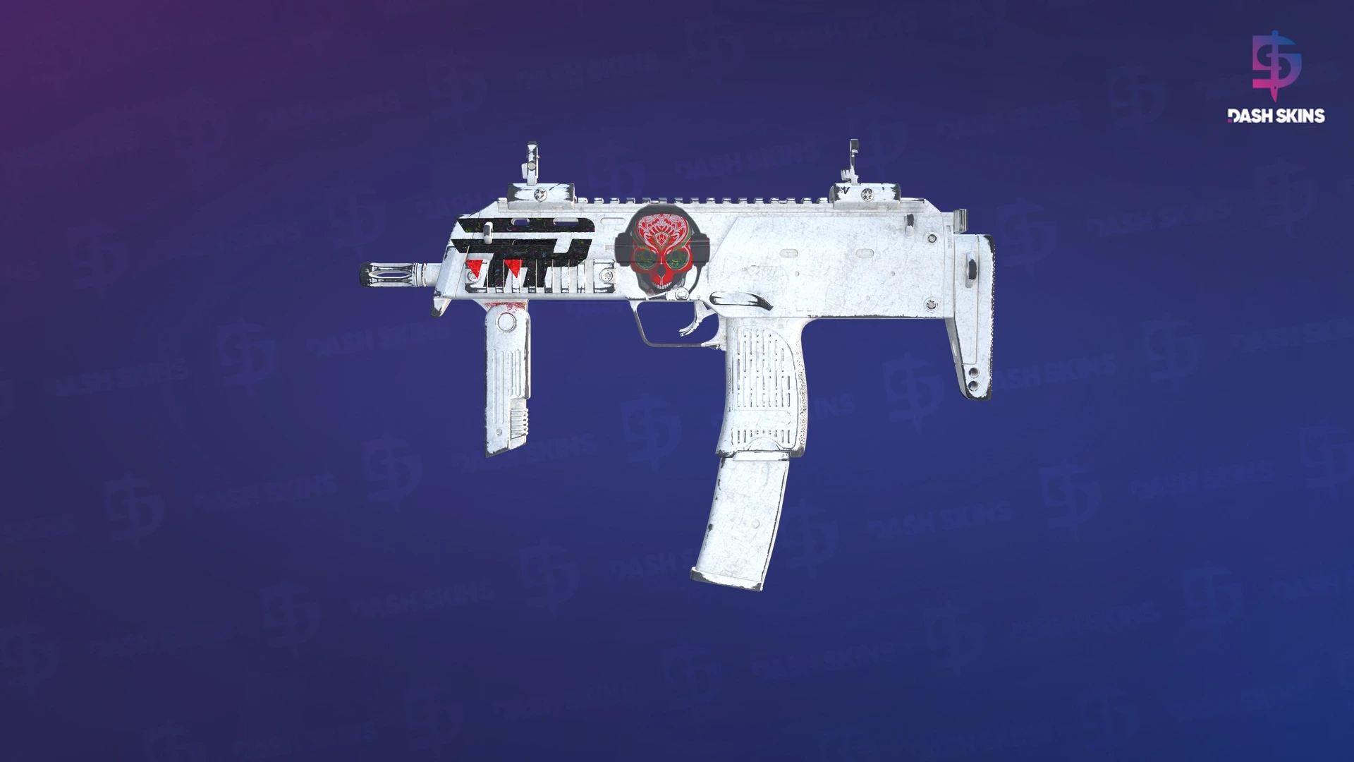 MP7 | Whiteout (Field-Tested) Screenshot Playside
